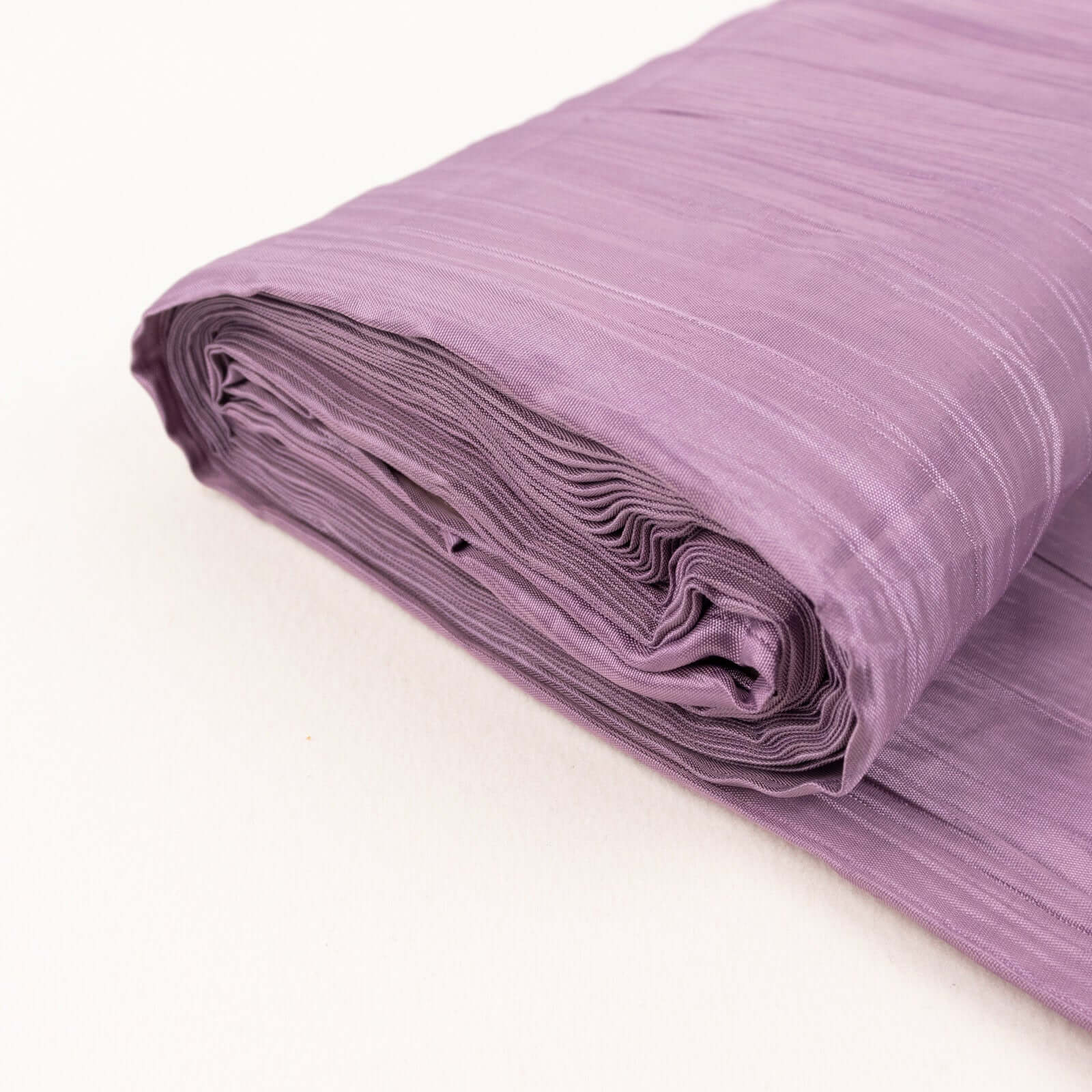 Limited-Time Offer! 54-Inch Wide, 10-Yard Violet Amethyst Accordion Crinkle Taffeta Fabric Bolt
