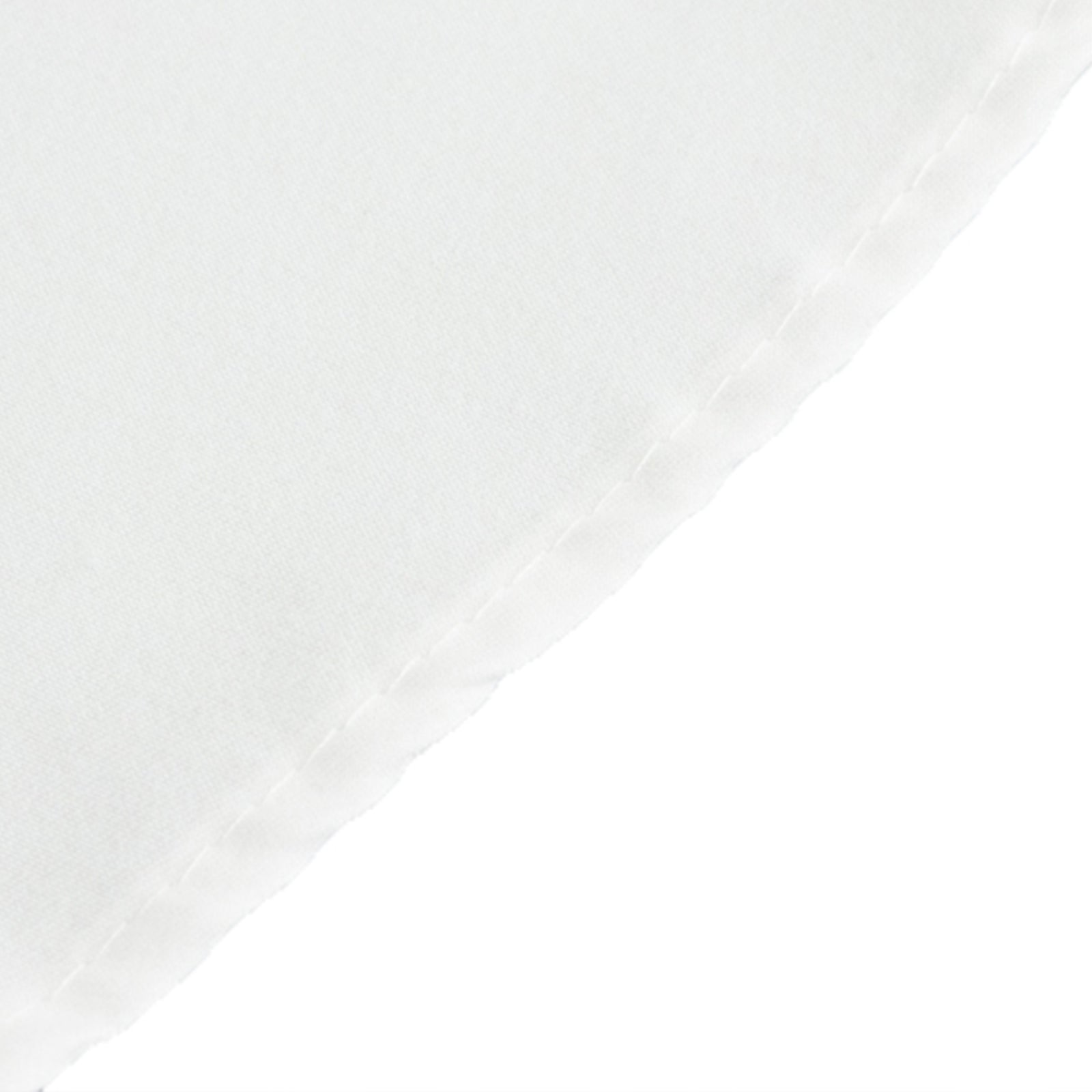 Wrinkle-Resistant White 108-Inch Cotton Blend Round Tablecloth for Various Table Settings
