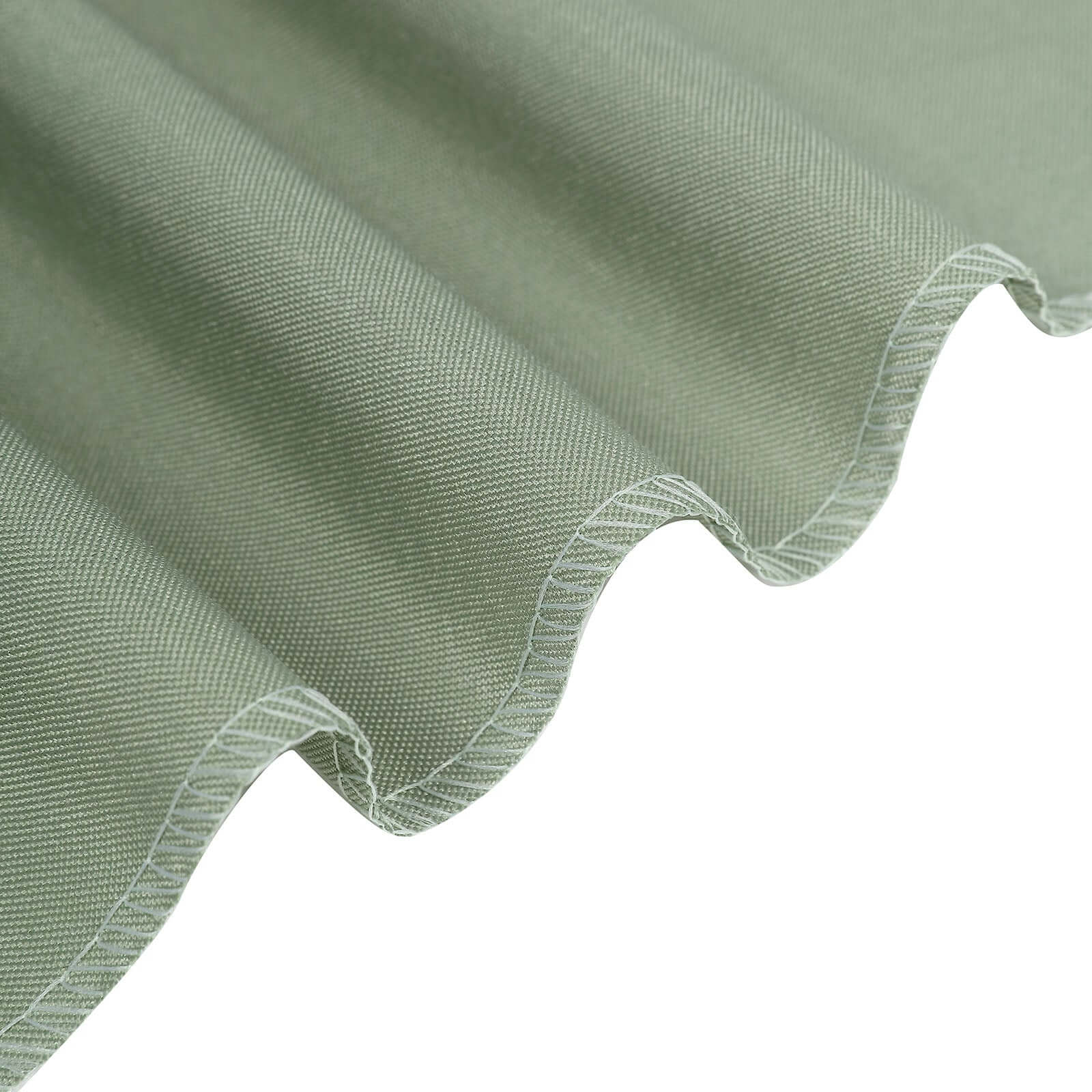 5-Pack Dusty Sage Green Polyester Chair Sashes - Perfect for Events!