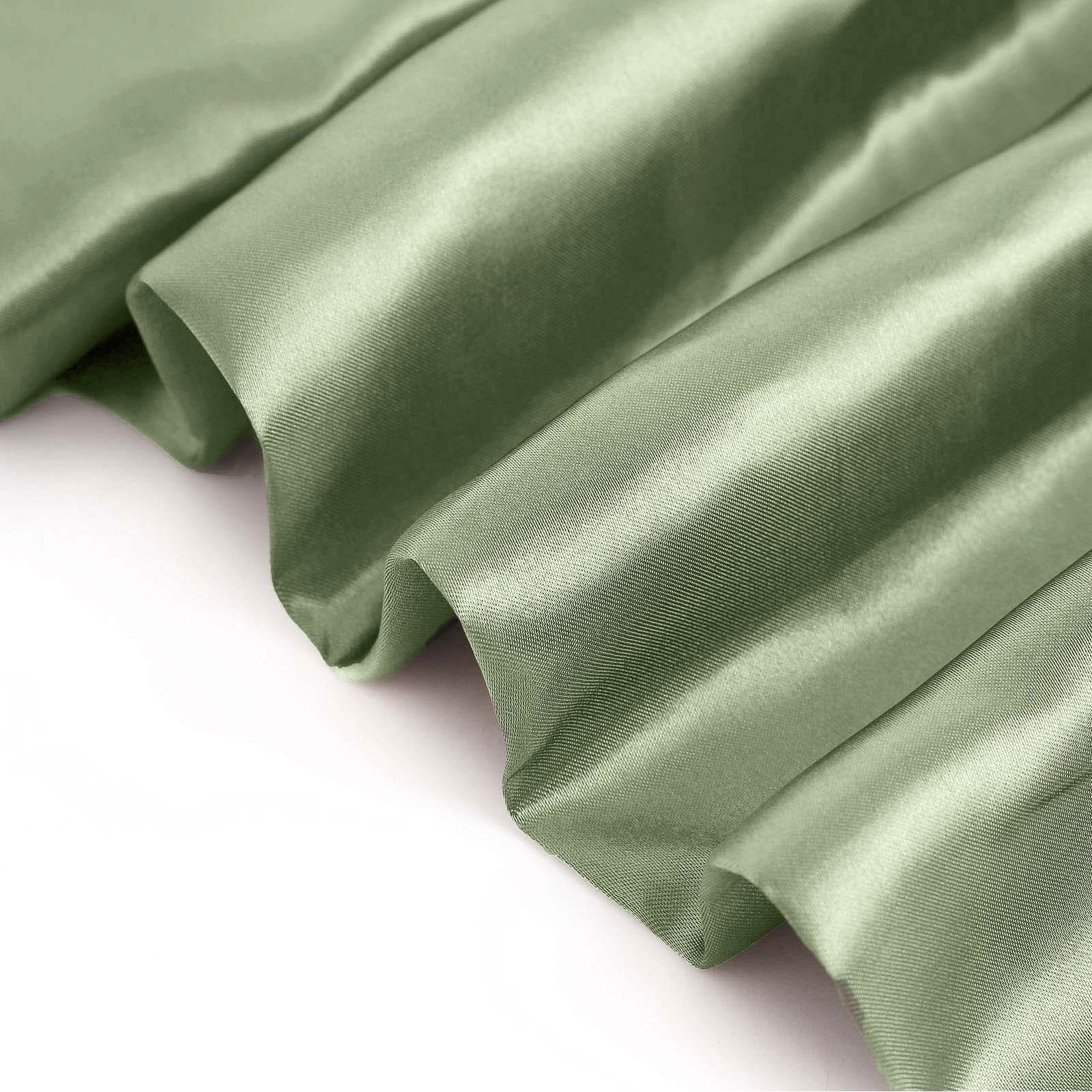 Hot Deal! 10-Yard x 54 Dusty Sage Green Satin Fabric Bolt