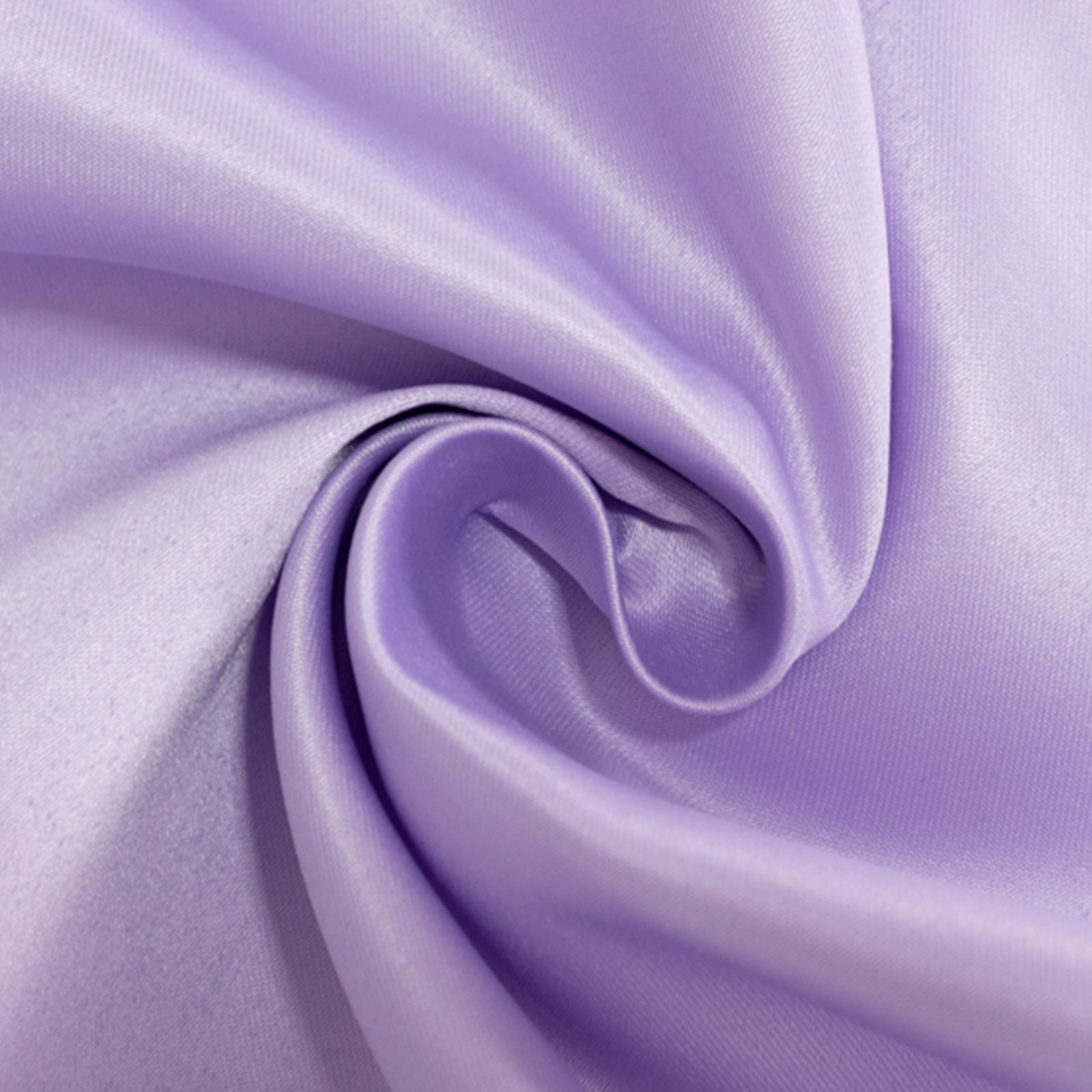 Durable Silk-Like Lavender Lilac Lamour Satin 54x54 Square Table Overlay