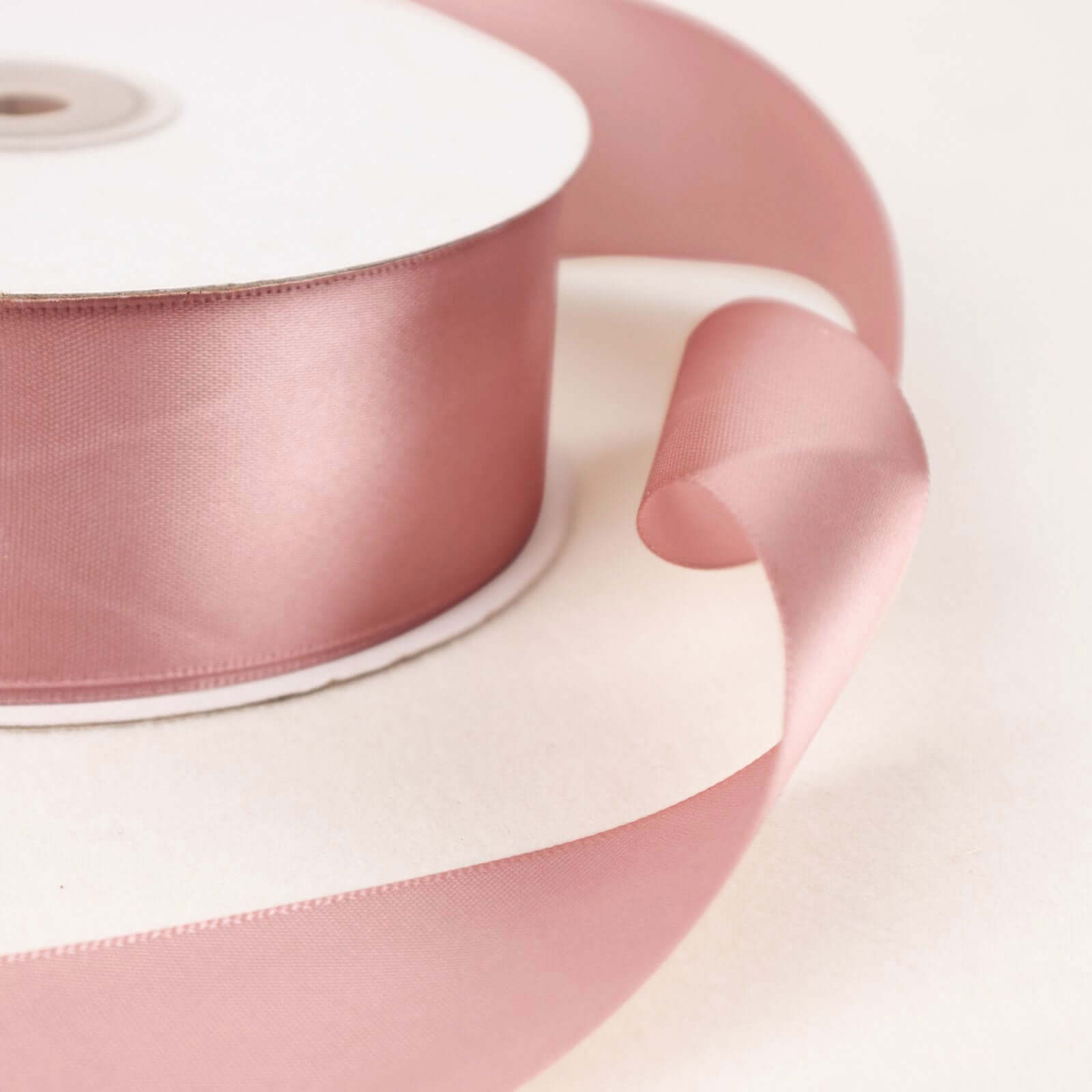50 Yards 1.5" Dusty Rose Decorative Satin Ribbon - Ideal for Events