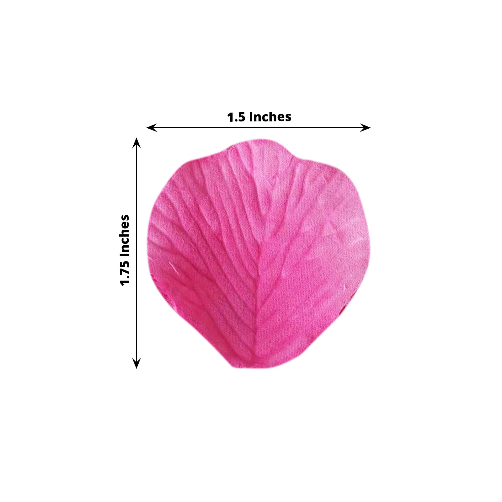 500-Pack Fuchsia Silk Rose Petal Confetti - Ideal for Table and Floor Decor
