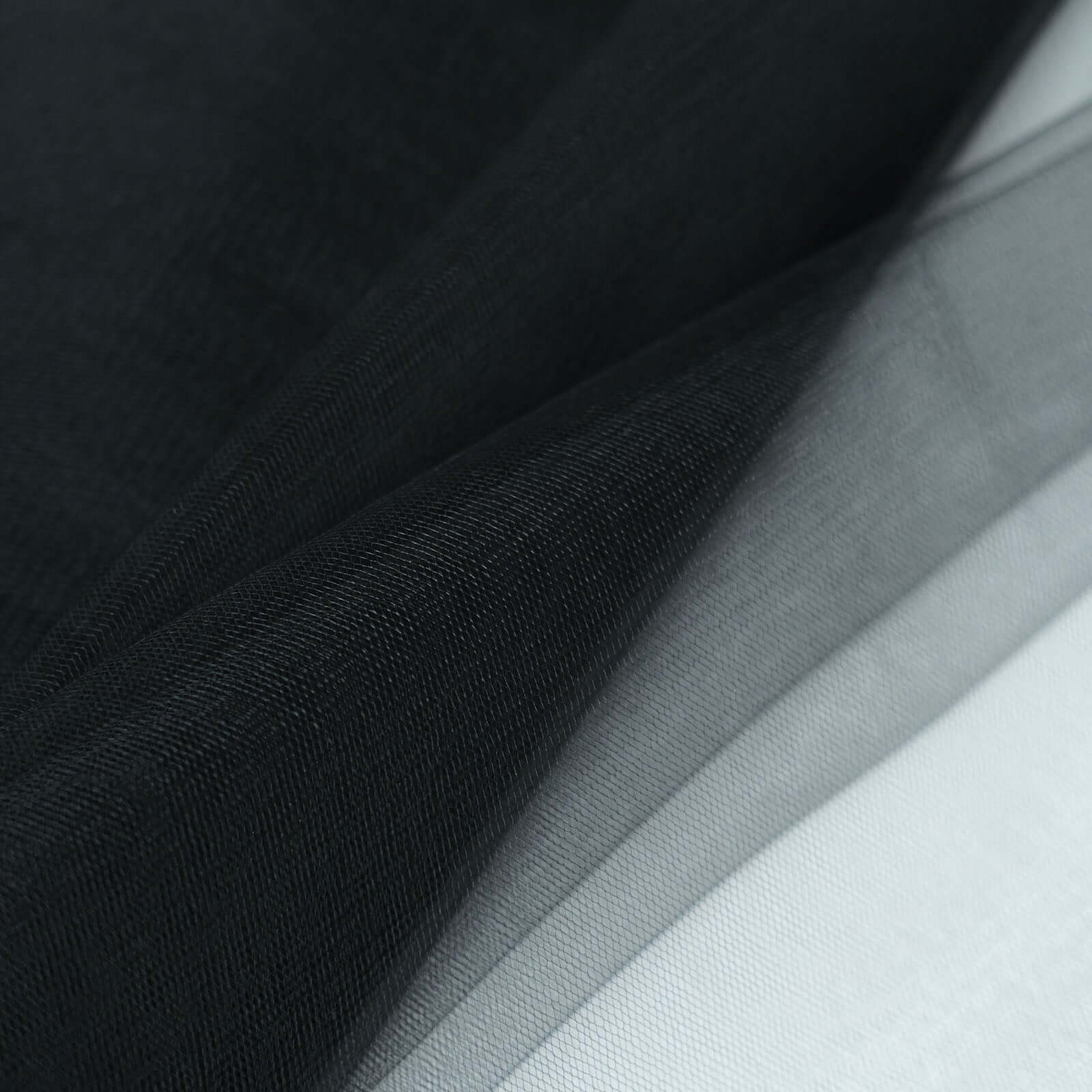 Black Tulle Fabric Bolt, 54'x40 Yards, Ideal for DIY Crafts
