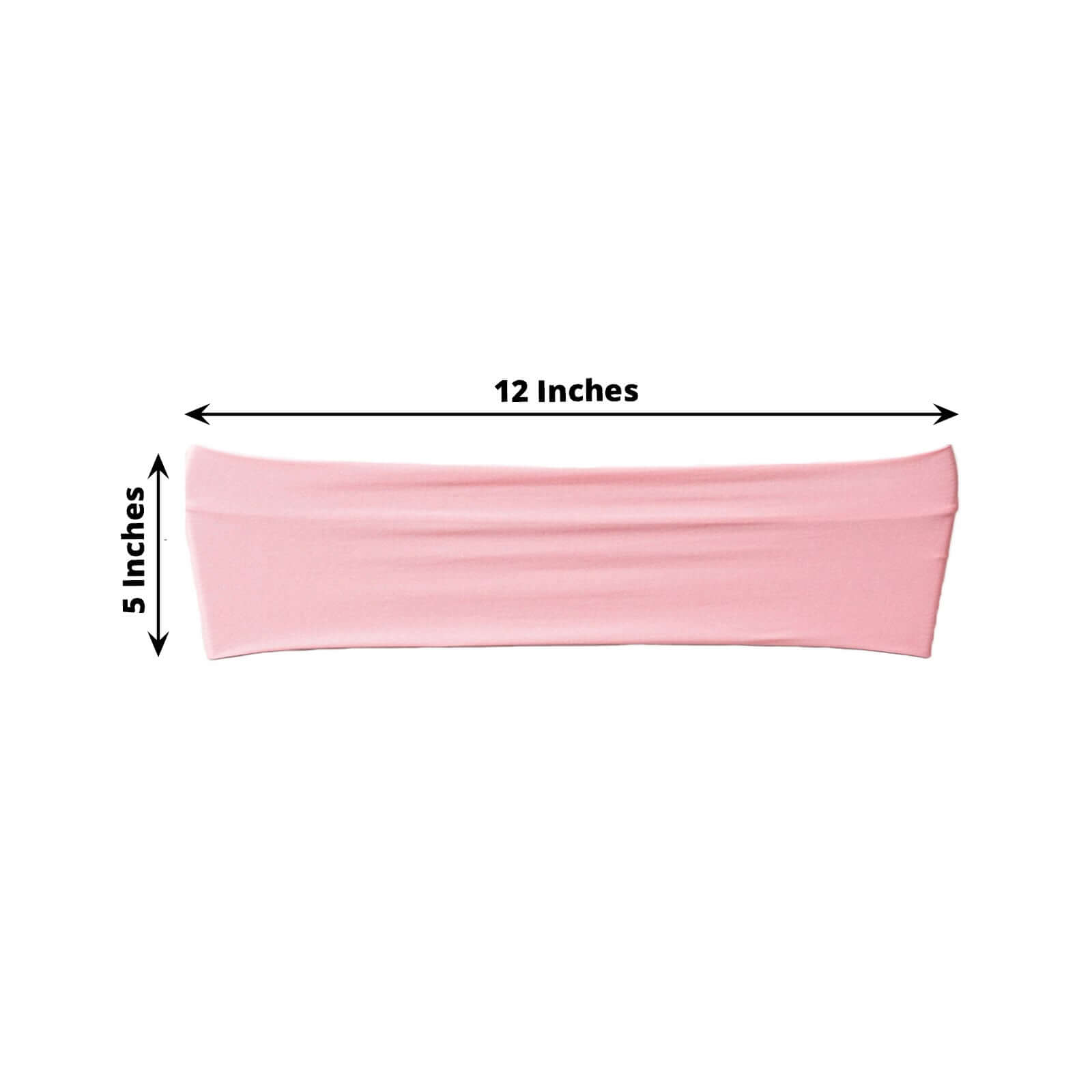 Hot Deal! 5-Pack Pink Stretch Spandex Chair Sashes, 5x12