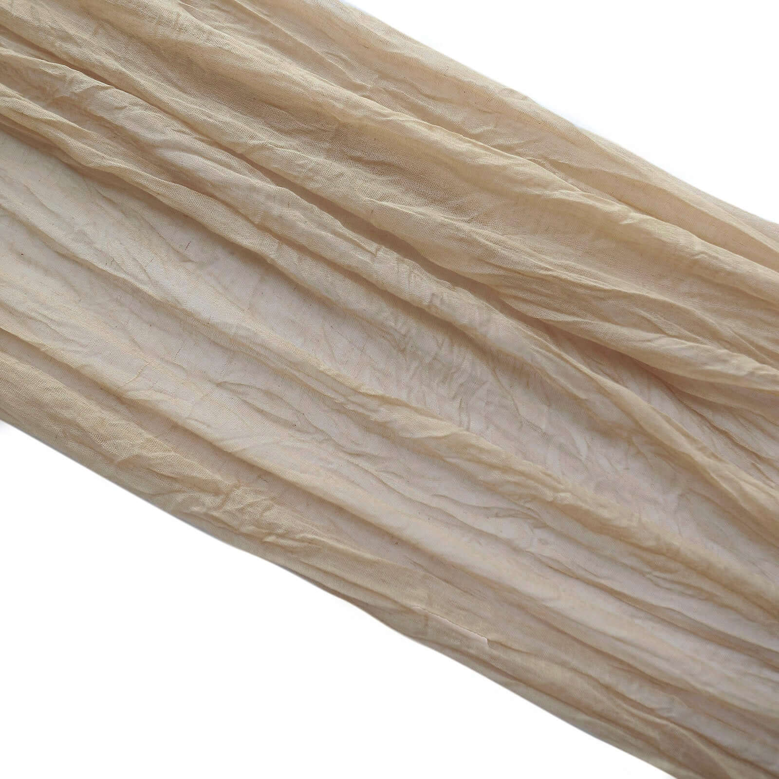 Hot! 10ft Beige Gauze Cheesecloth Table Runner - Rustic Boho Style