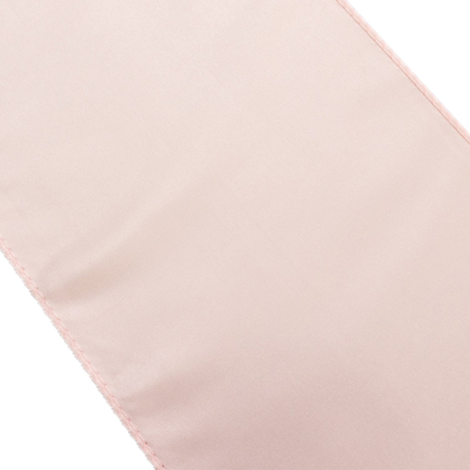 5-Piece Set of Blush Lamour Satin 6x106 Chair Sashes - Reusable Decorative Bows