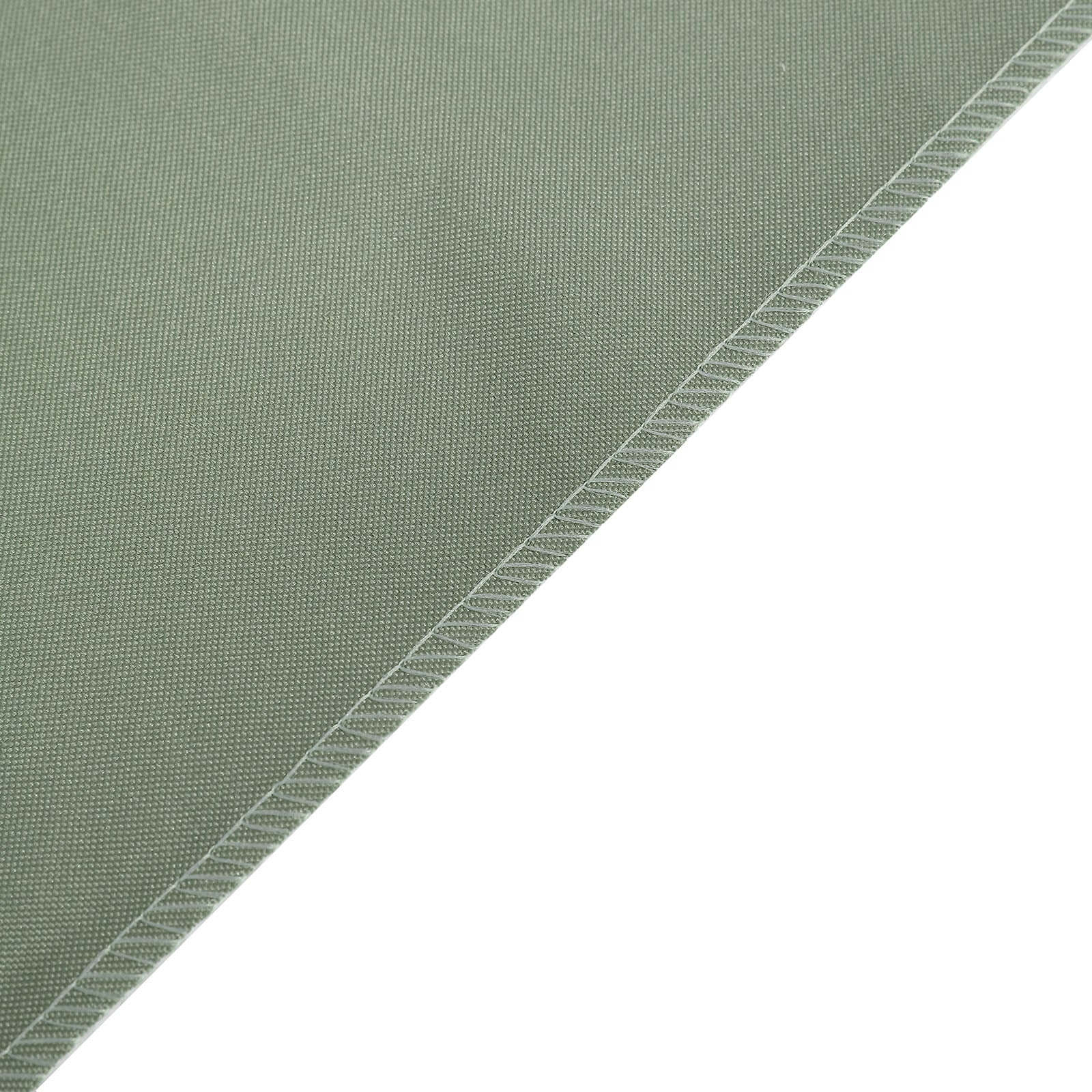 5-Pack Dusty Sage Green Polyester Chair Sashes - Perfect for Events!
