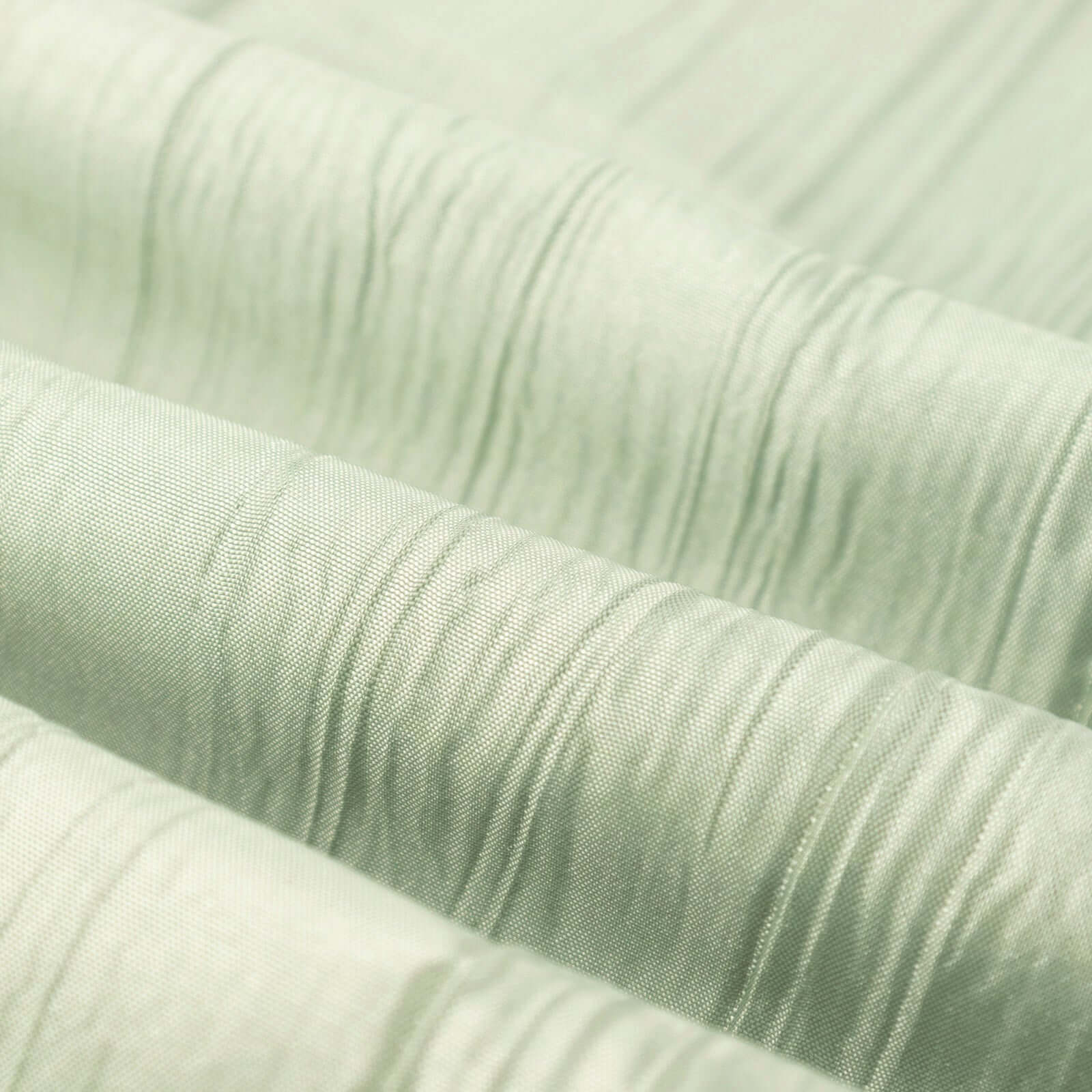 Hot! 54"x10 Yards Sage Green Accordion Crinkle Taffeta Fabric Bolt