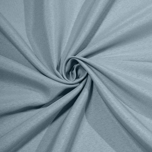 5-Piece Dusty Blue Polyester Chair Sashes, 6x108 Inches