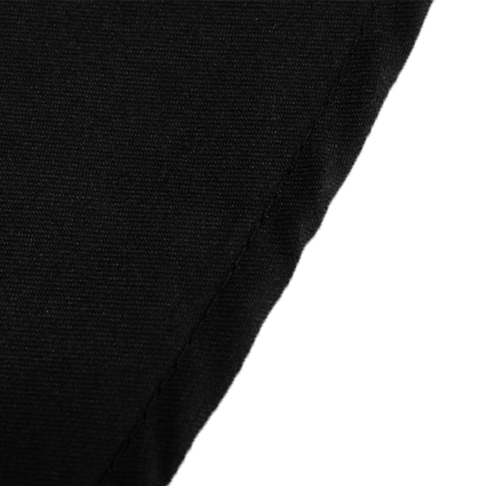 Exclusive Wrinkle-Resistant Black 108" Cotton Blend Round Tablecloth for Special Occasions