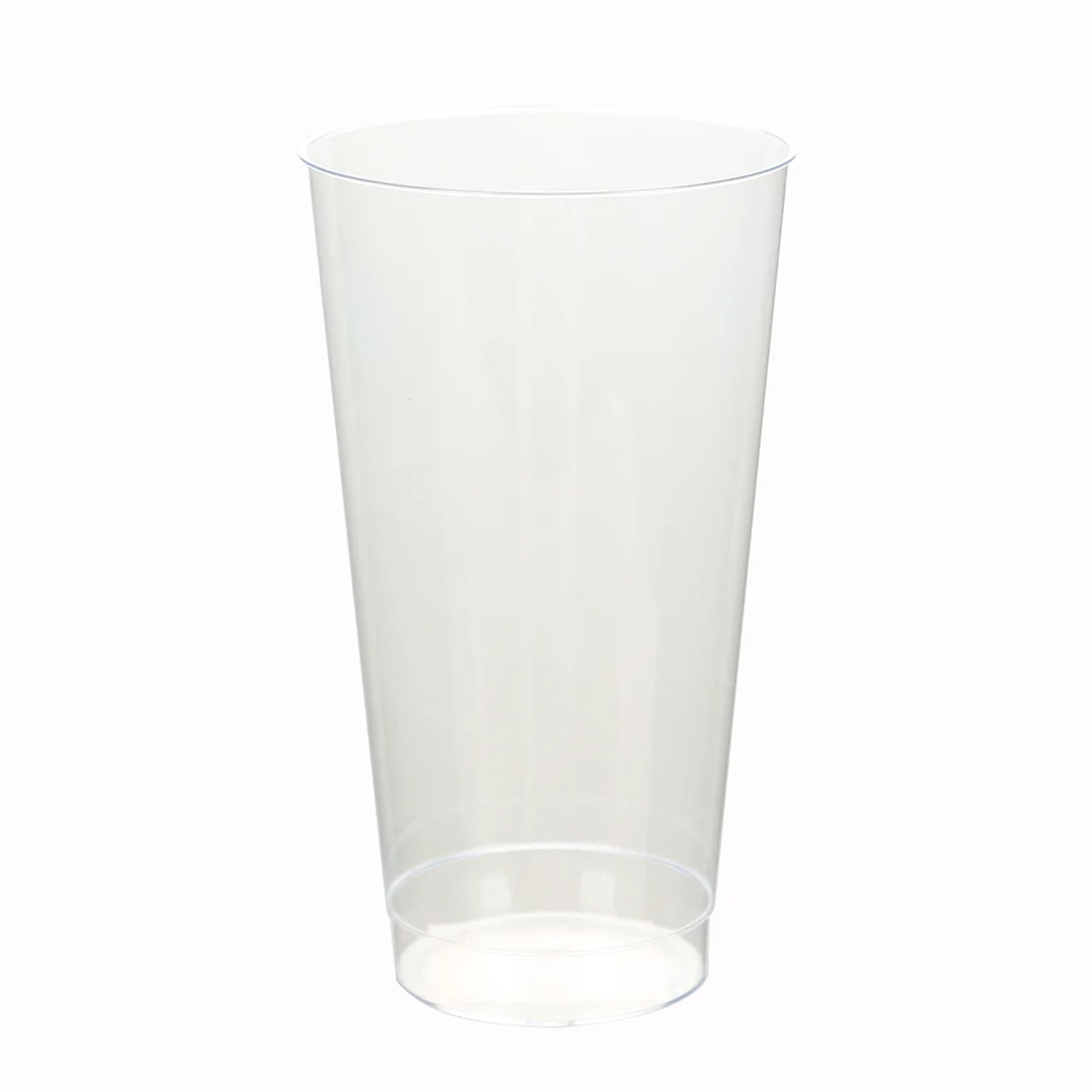 12-Pack Clear Plastic Disposable Party Cups - 17oz Durable Tumblers for Drinks