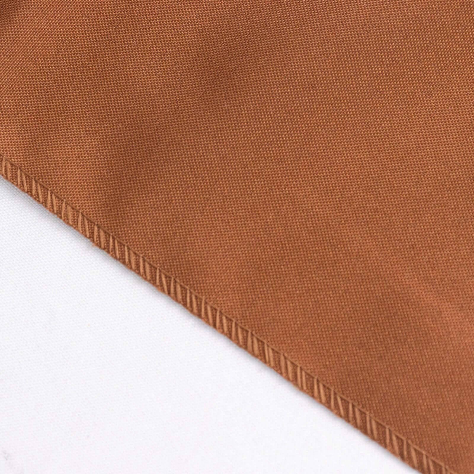 Hot Deal! 5-Piece Set of Polyester Chair Sashes in Cinnamon Brown, 6x108 Inches