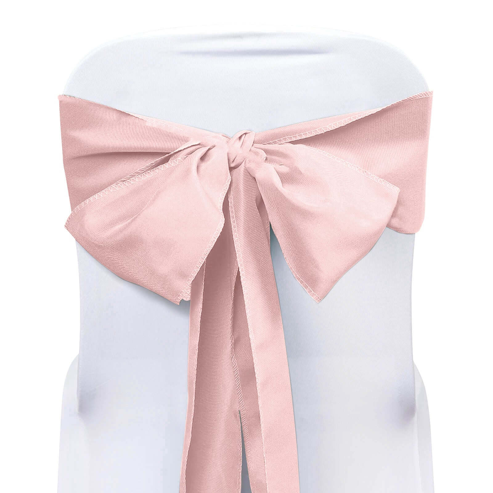 Hot Deal! 5-Pack Blush Polyester Chair Sashes 6x108