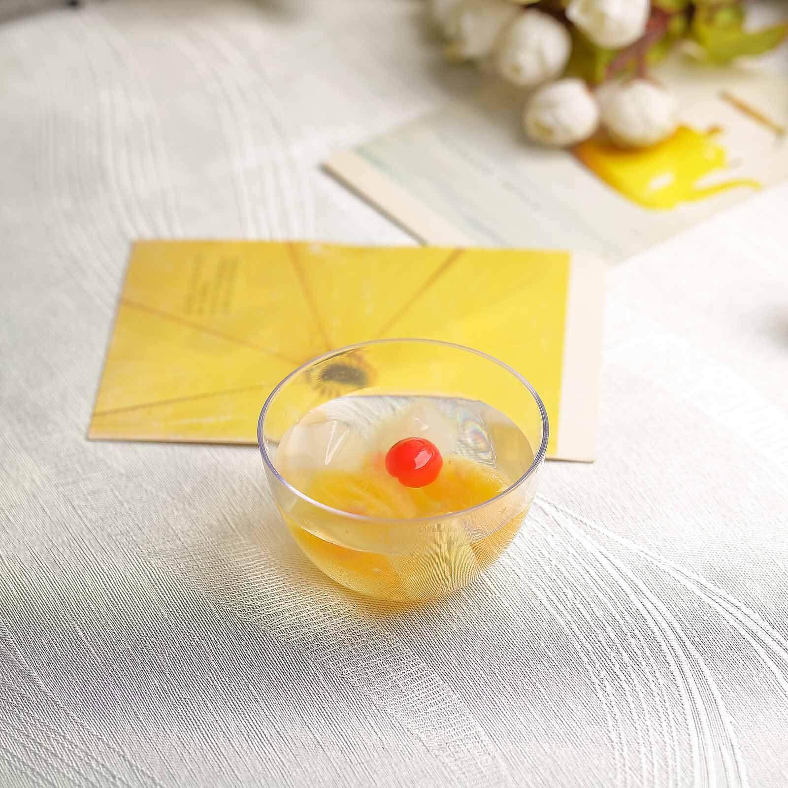Great Deal! 12-Pack of Clear Plastic 4oz Mini Snack Bowls for Parties - Disposable and Compact