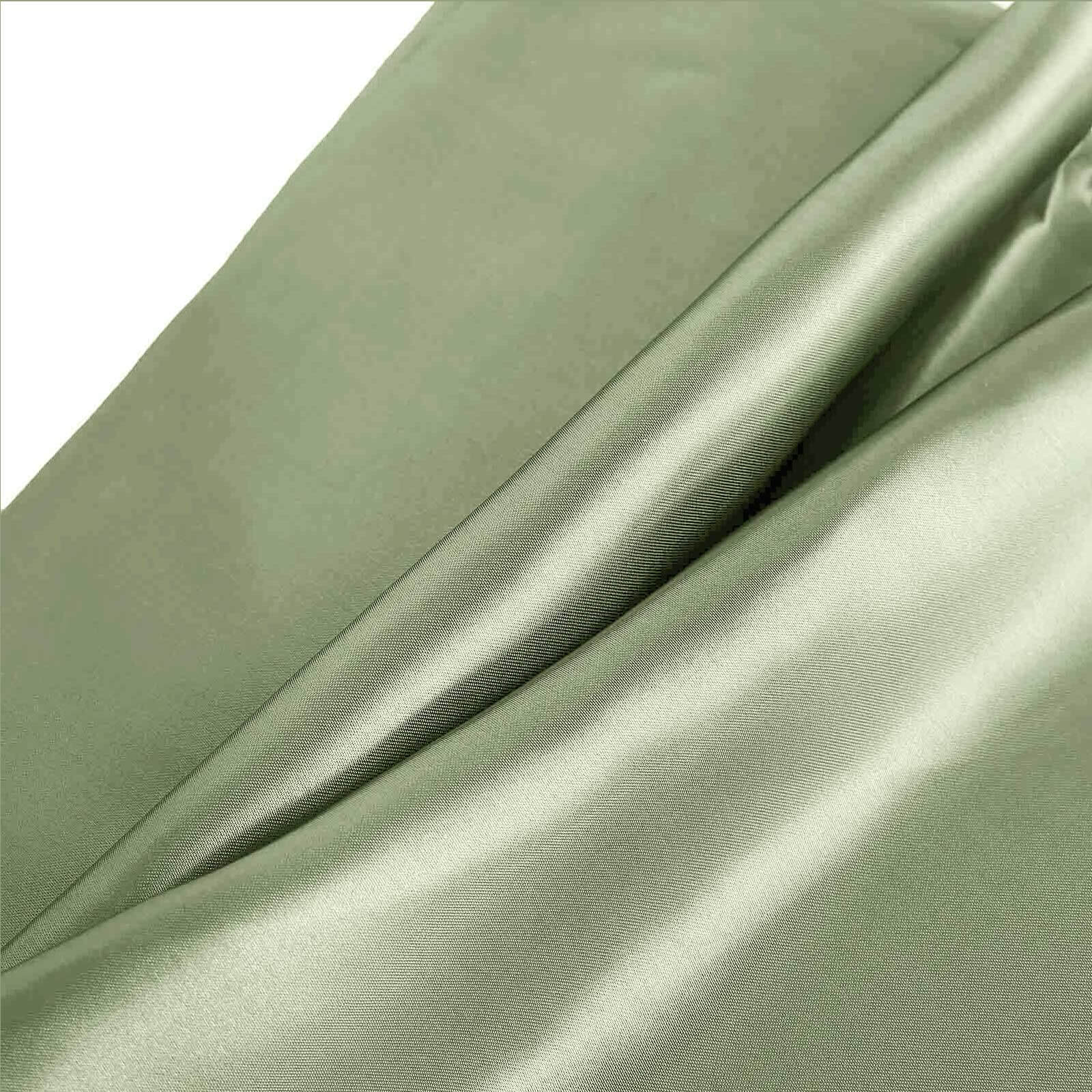 Hot Deal! 10-Yard x 54 Dusty Sage Green Satin Fabric Bolt