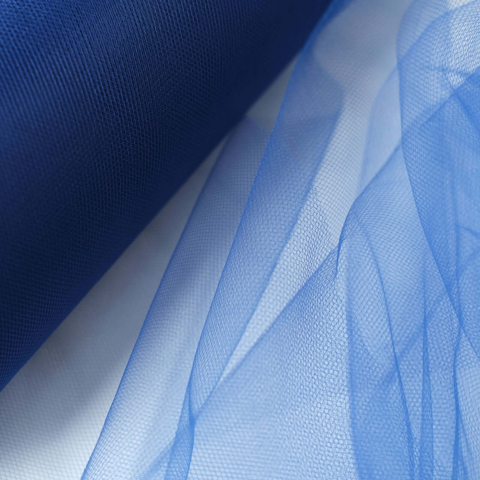 Royal Blue Tulle Fabric Bolt - 12" x 100 Yards, Ideal for Crafts