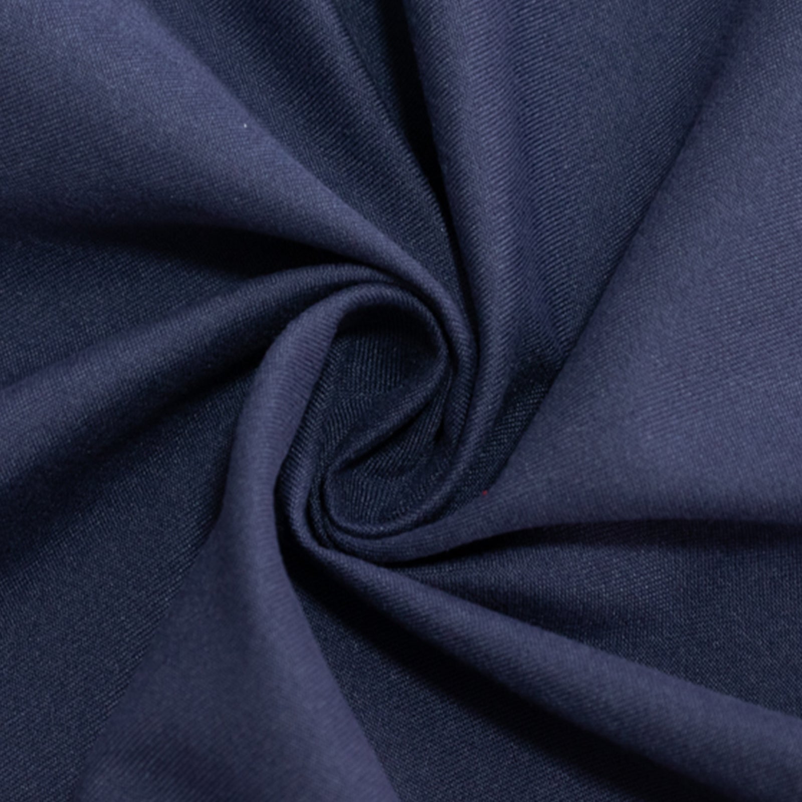 Navy Blue 70" Wrinkle-Resistant Cotton Blend Round Tablecloth - Perfect for Events!