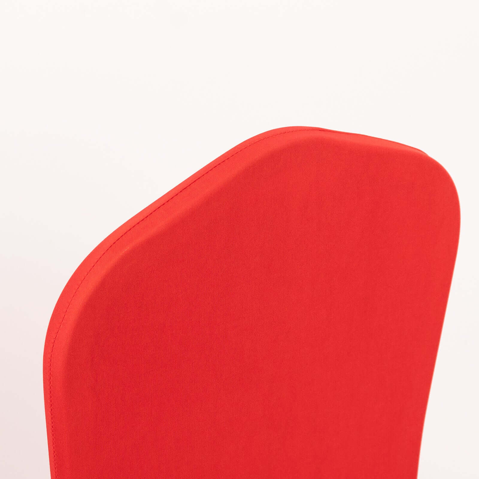Hot Deal! Red Spandex Stretch Chair Cover with Ruffle Pleated Skirt for Banquet Chairs (1-Piece)