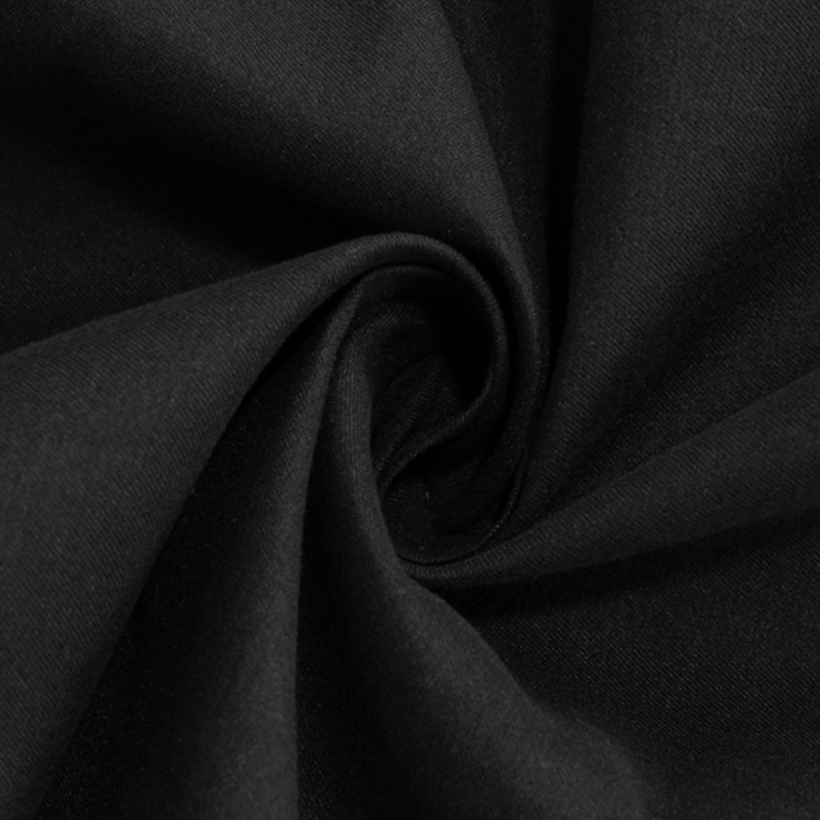 Exclusive Wrinkle-Resistant Black 108" Cotton Blend Round Tablecloth for Special Occasions