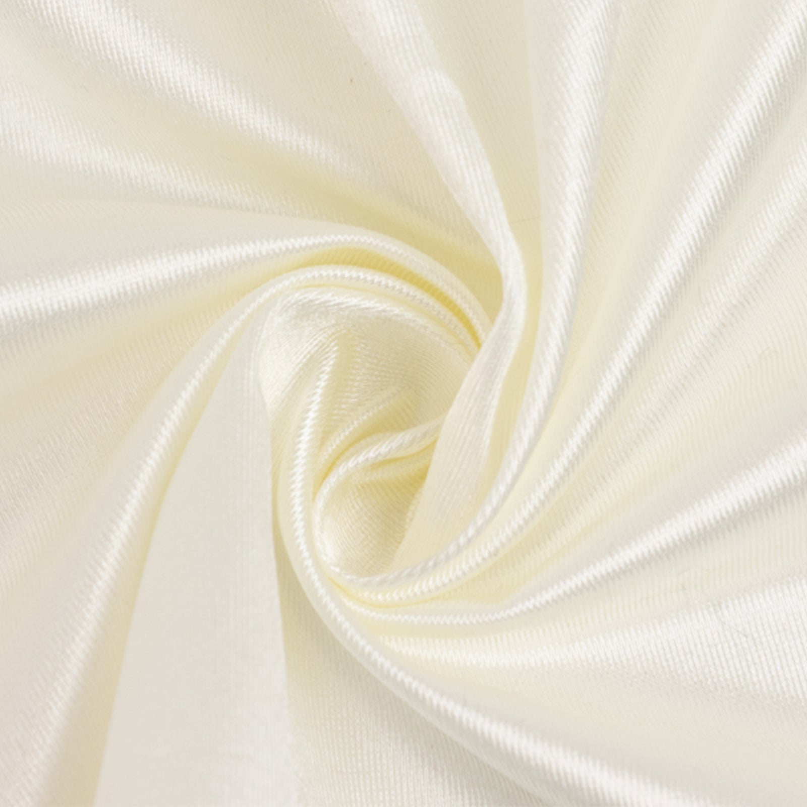 Premium Shimmer Pearl White Scuba Polyester Fabric Roll - Wrinkle Free for DIY