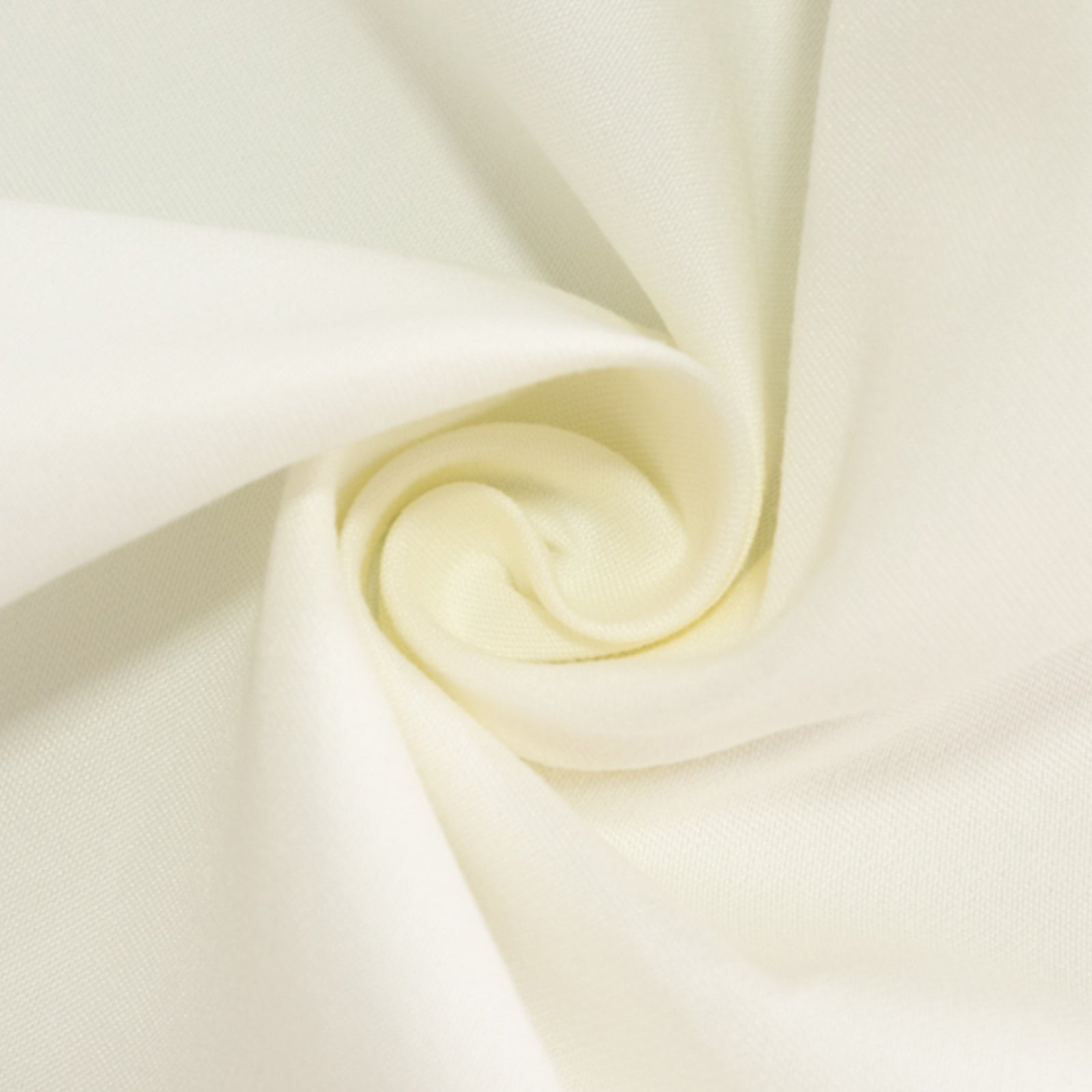 Hot! 90" Wrinkle-Resistant Ivory Cotton Blend Round Tablecloth