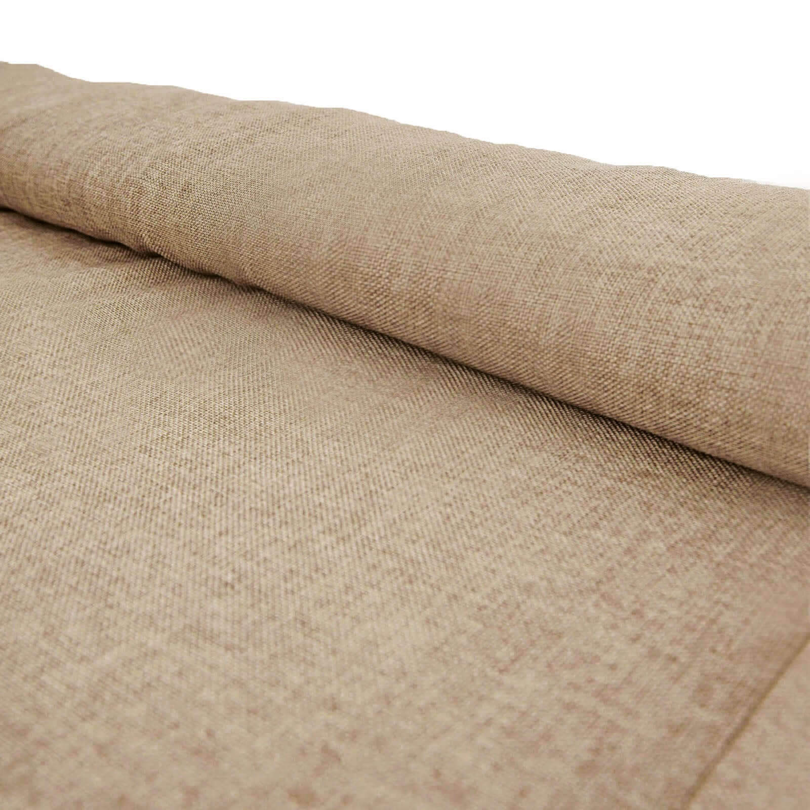 54-Inch Wide, 10-Yard Natural Faux Burlap Fabric Roll for DIY Crafts