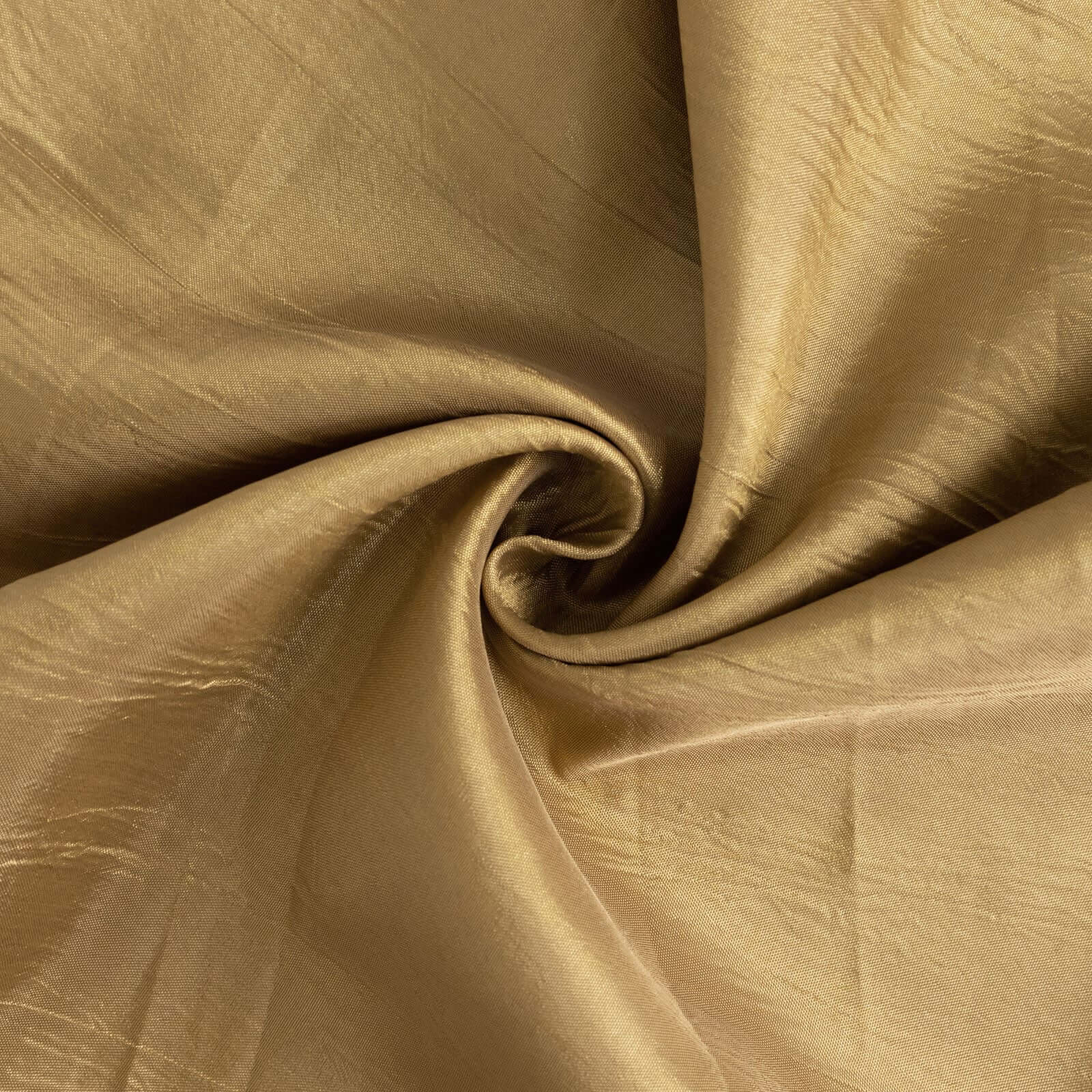 Gold Reusable Crinkle Crushed Taffeta Chair Cover for Banquet Chairs - High Quality!