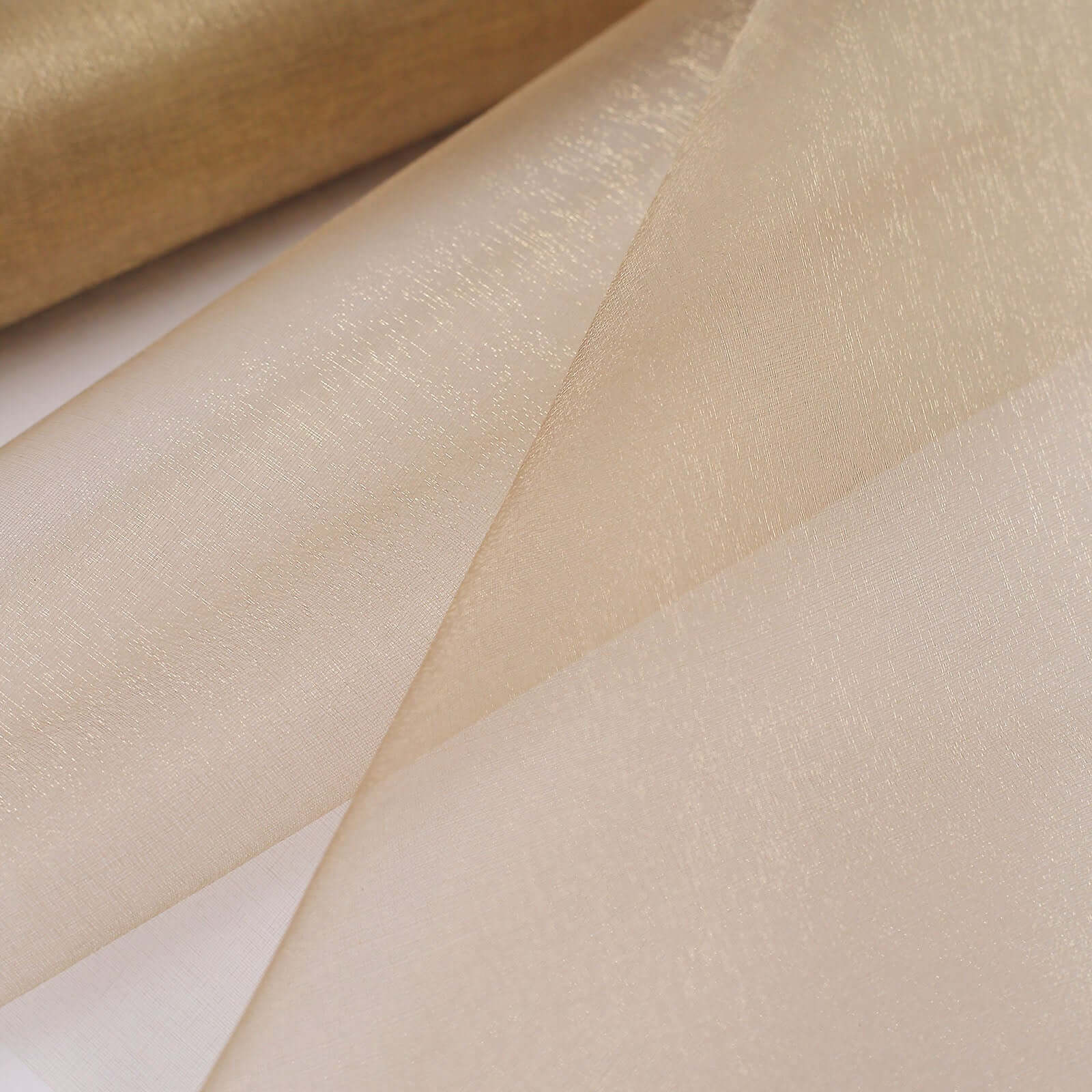 Hot Deal! 12x10yd Natural Sheer Chiffon Fabric for DIY Drapery