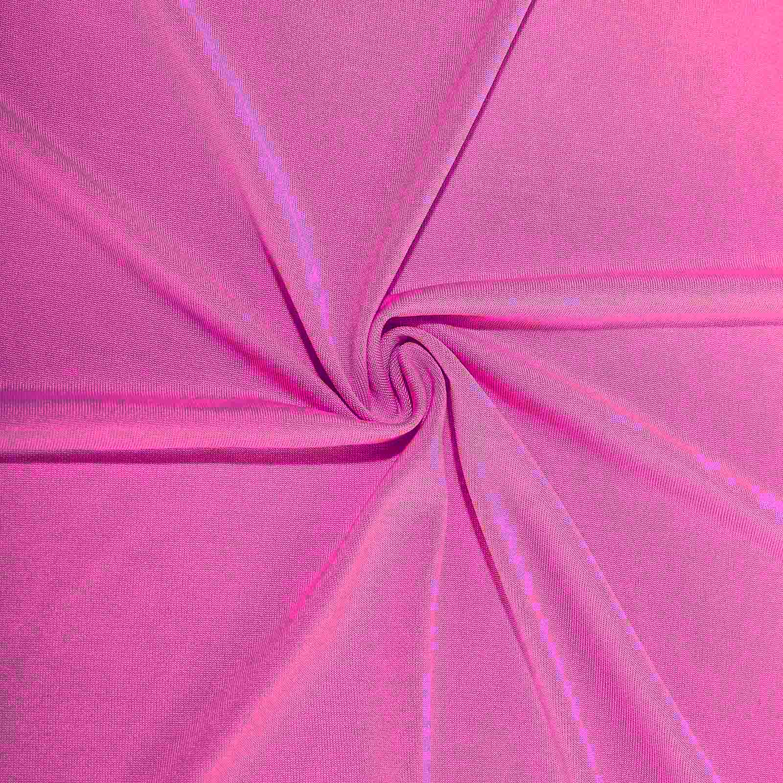 Fuchsia Spandex Stretch Cocktail Table Cover (24 - 32 Dia) - Easy Maintenance