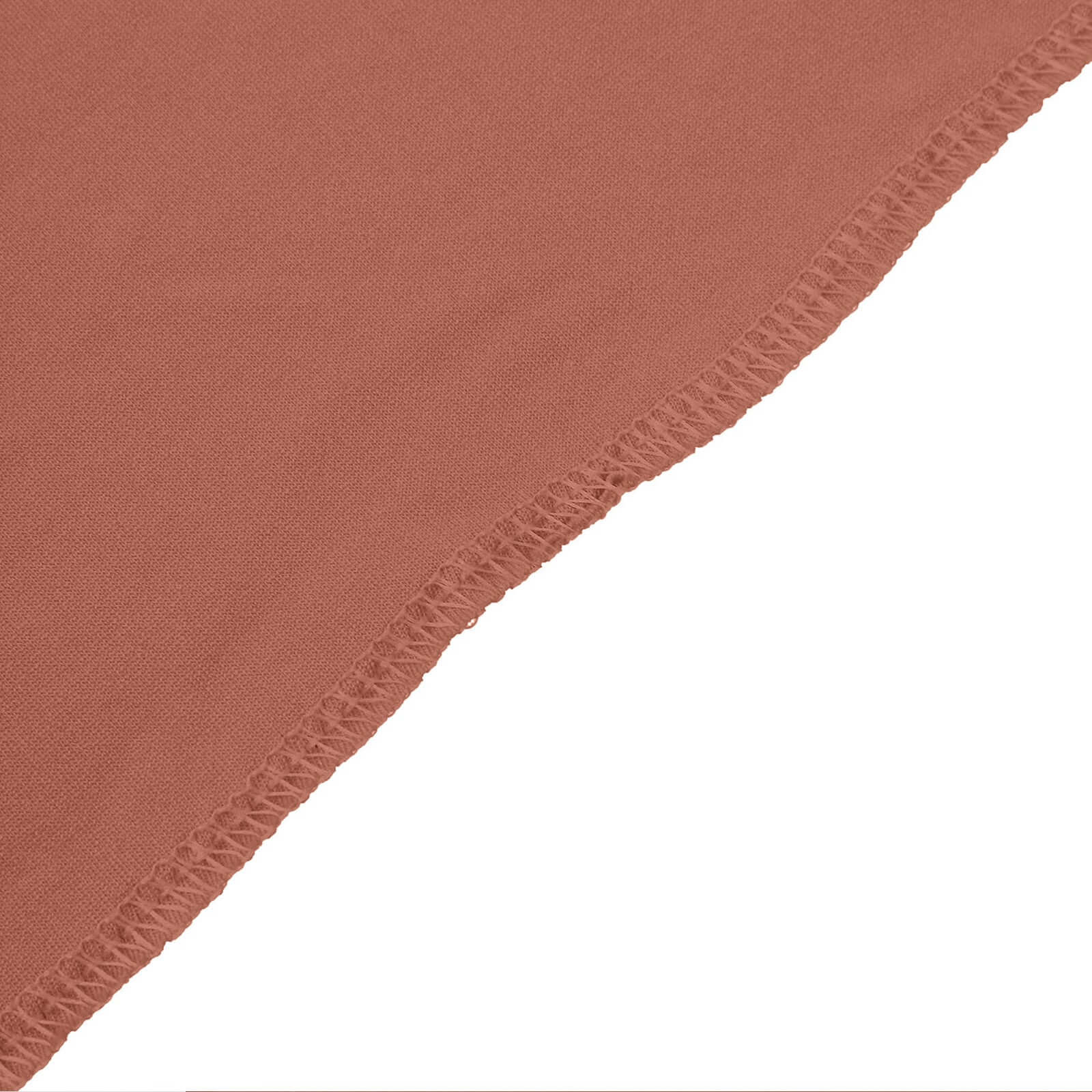 7.5ft Double-Sided Terracotta (Rust) Round Spandex Party Backdrop Stand Cover