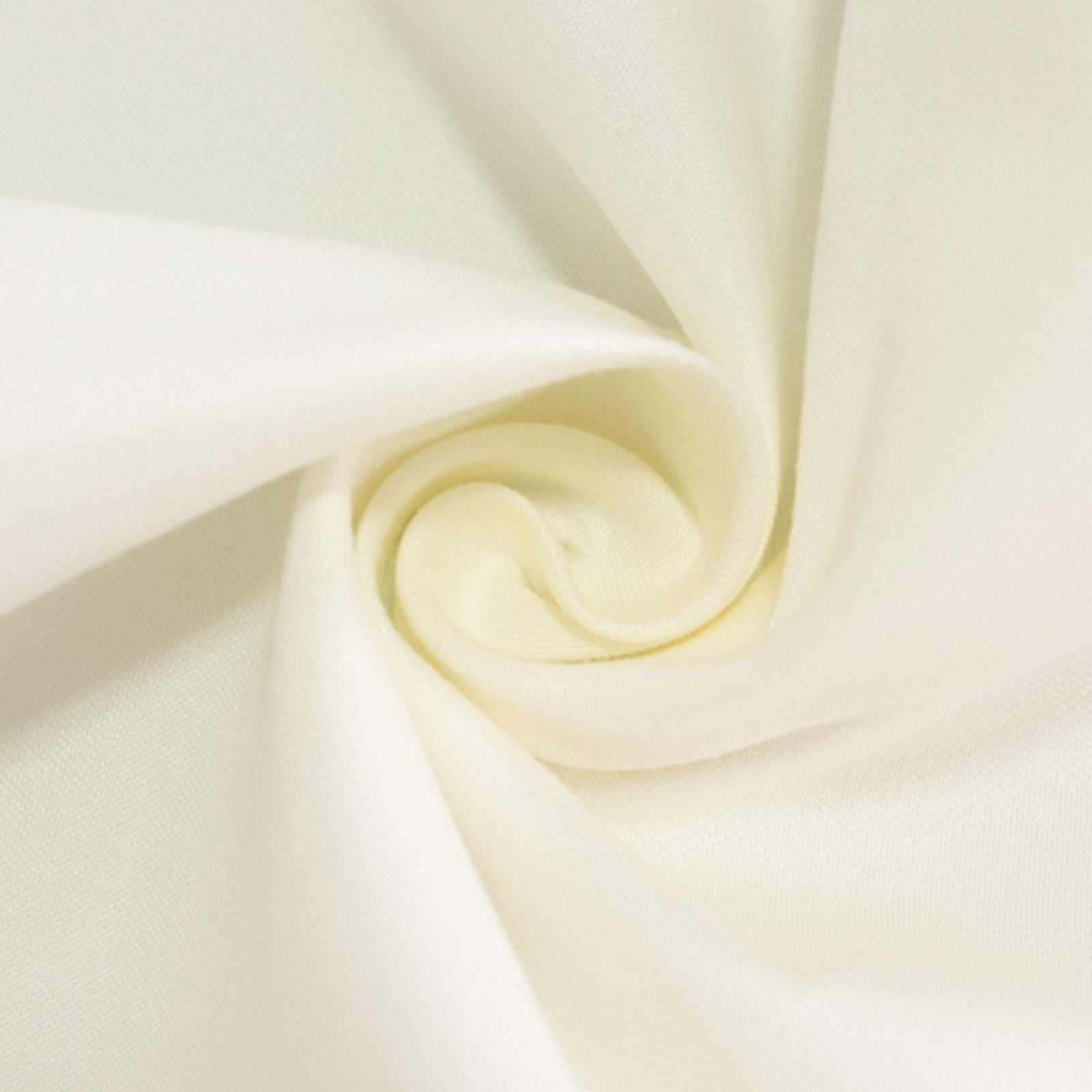 Ivory 70" Cotton Blend Round Tablecloth - Wrinkle-Free & Exquisite