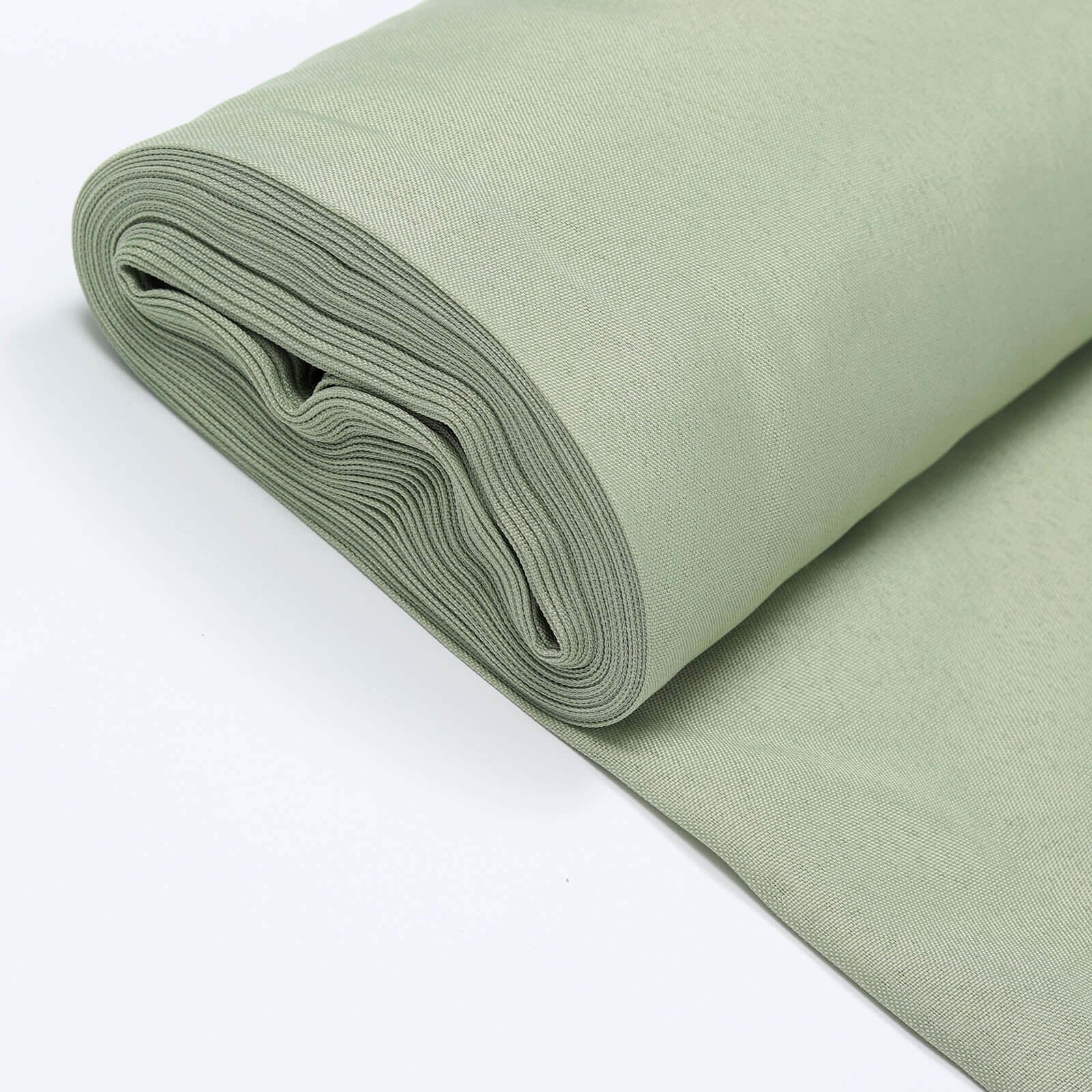 Hot! 54x10 Yards Sage Green Polyester Fabric Roll for DIY Crafts