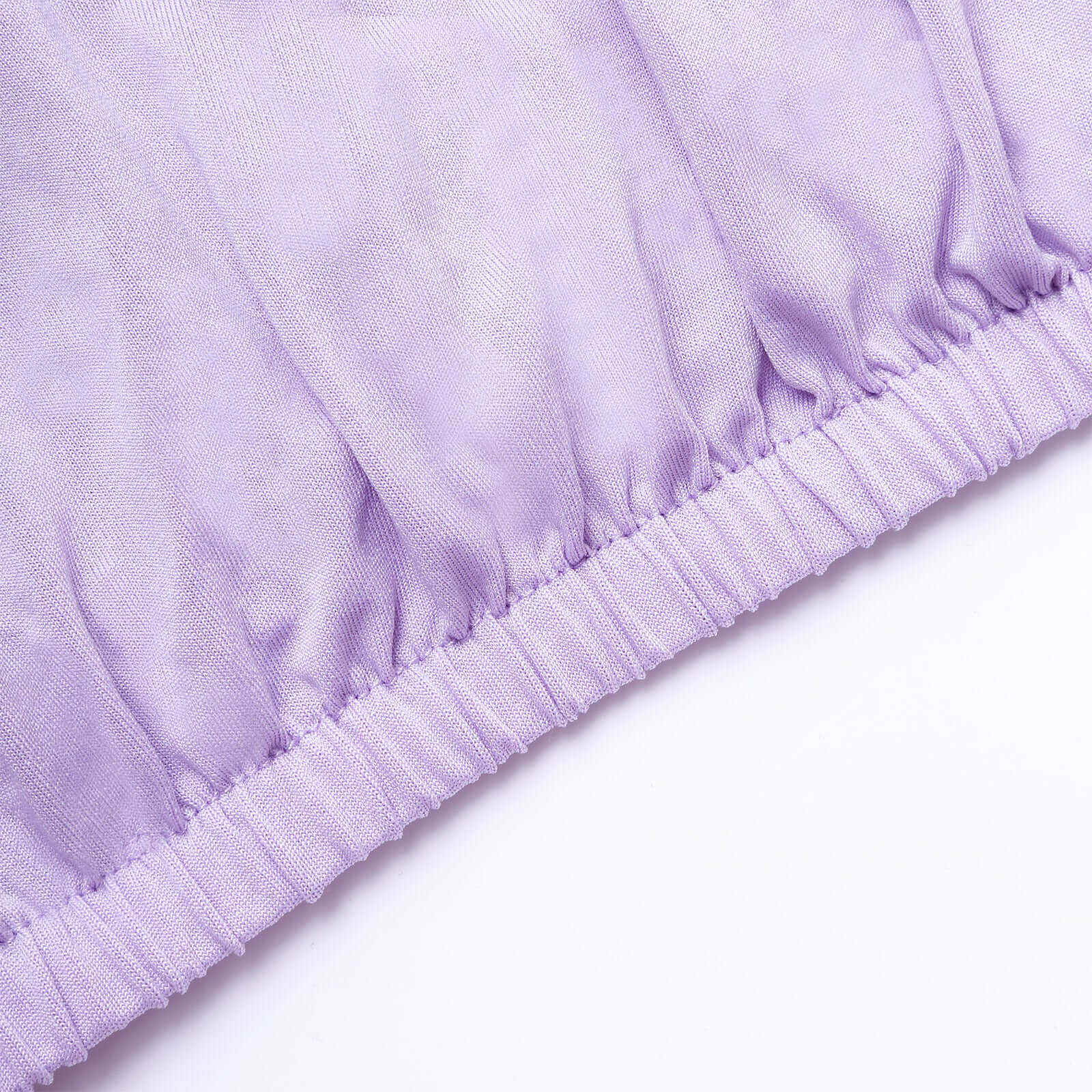 Hot Sale! Set of 5 Lavender Spandex Cylinder Pedestal Stand Covers for Various Decorations