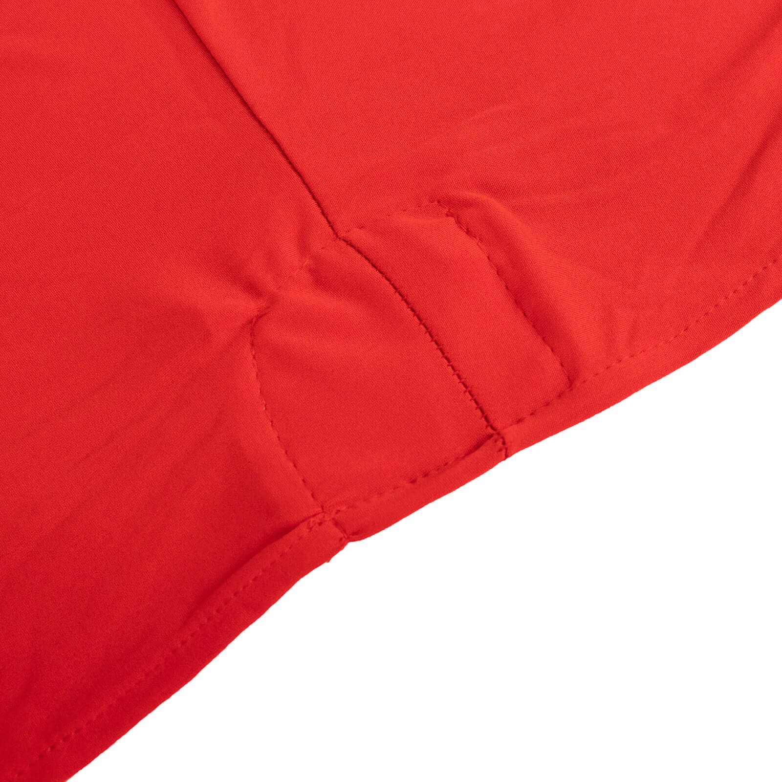 Red Durable Stretch Spandex 6ft Round Tablecloth - Form-Fitting Offer