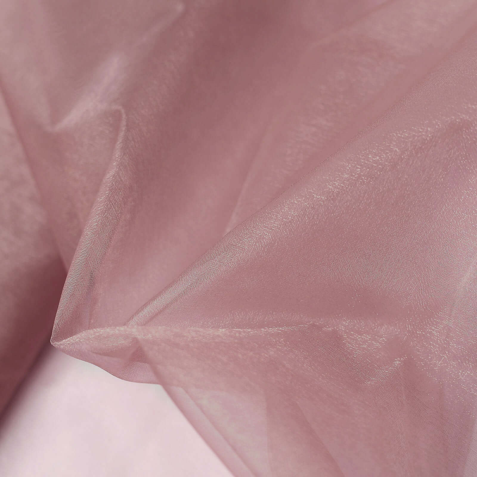 54-Inch by 10-Yard Dusty Rose Solid Sheer Chiffon Fabric Bolt - Ideal for DIY Voile Drapery