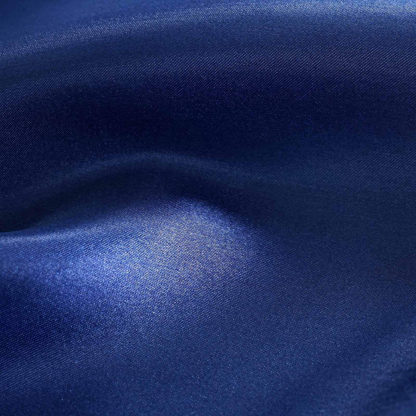 Exclusive 5-Pack Navy Blue Satin Dinner Napkins - 20x20, Stain & Wrinkle Resistant