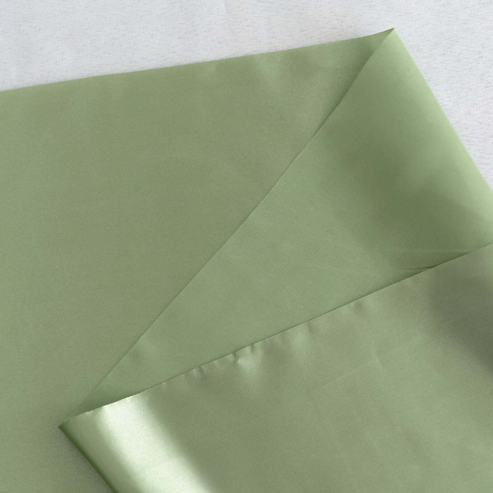 Wholesale 12x10 Yards Sage Green Satin Fabric Bolt for DIY Crafts and Decor