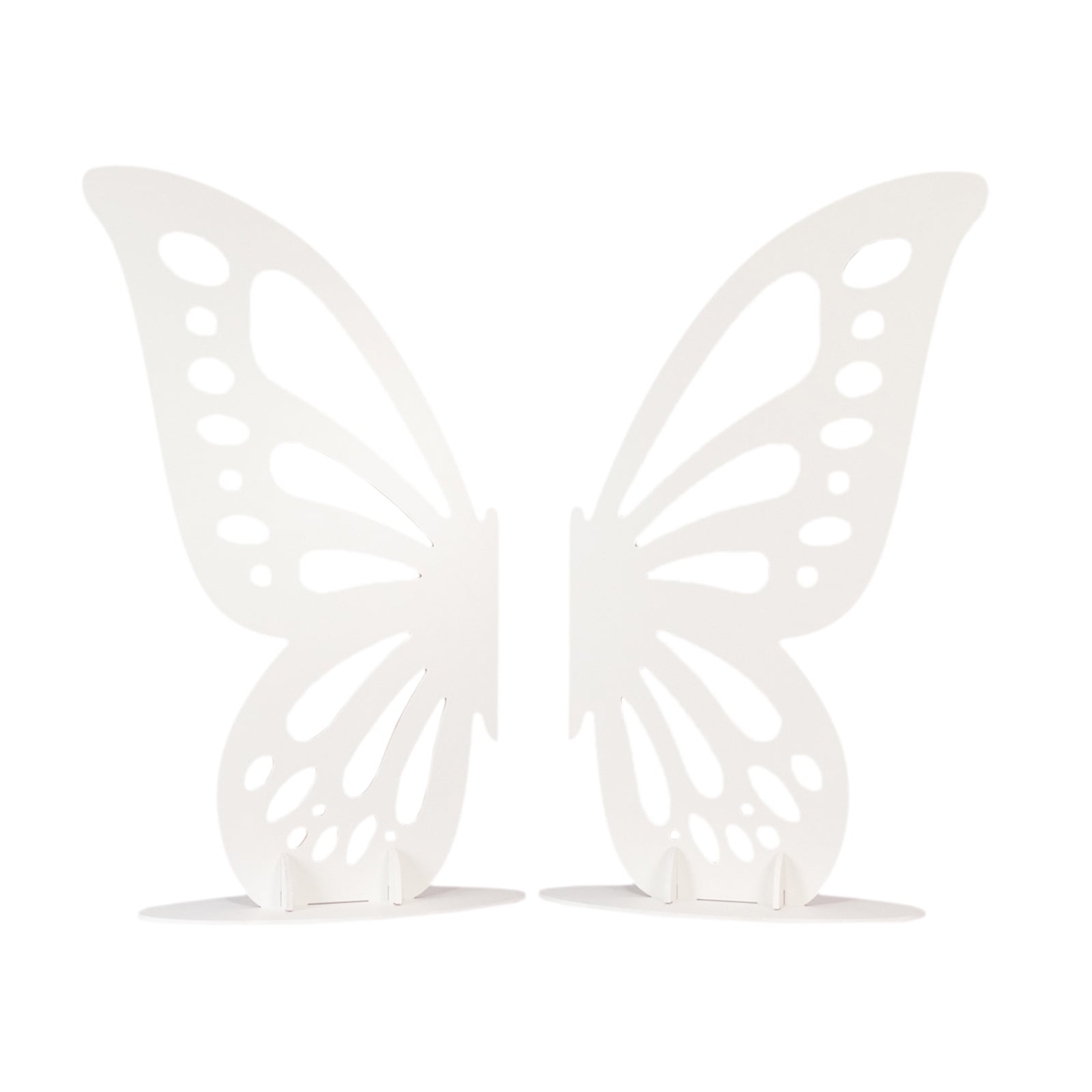 4.5ftx3.5ft White Freestanding Large Wooden Butterfly Wings Backdrop Photo Prop
