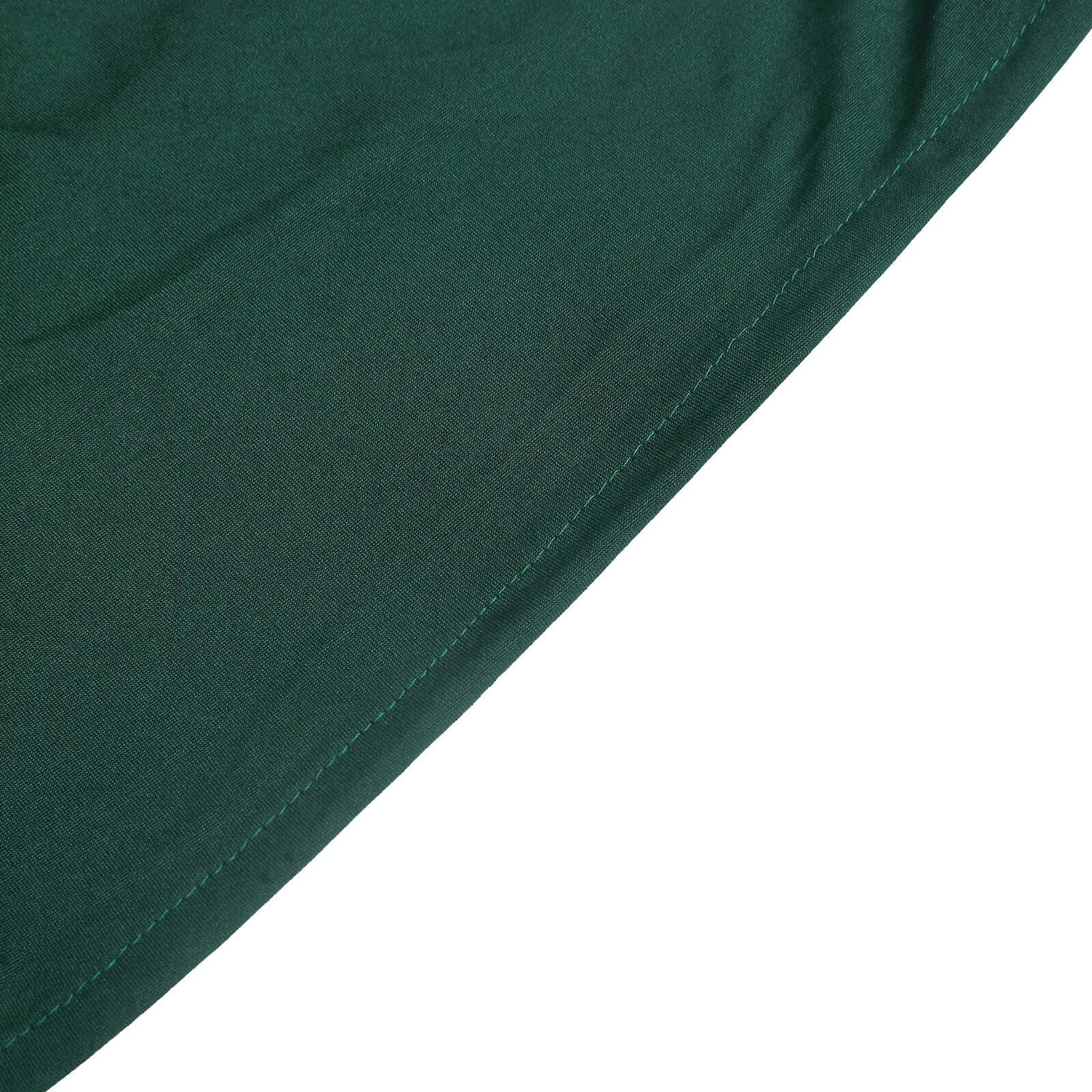 5ft Double - sided Matte Emerald Green Spandex Fitted Cover for Round Top Wedding Arch