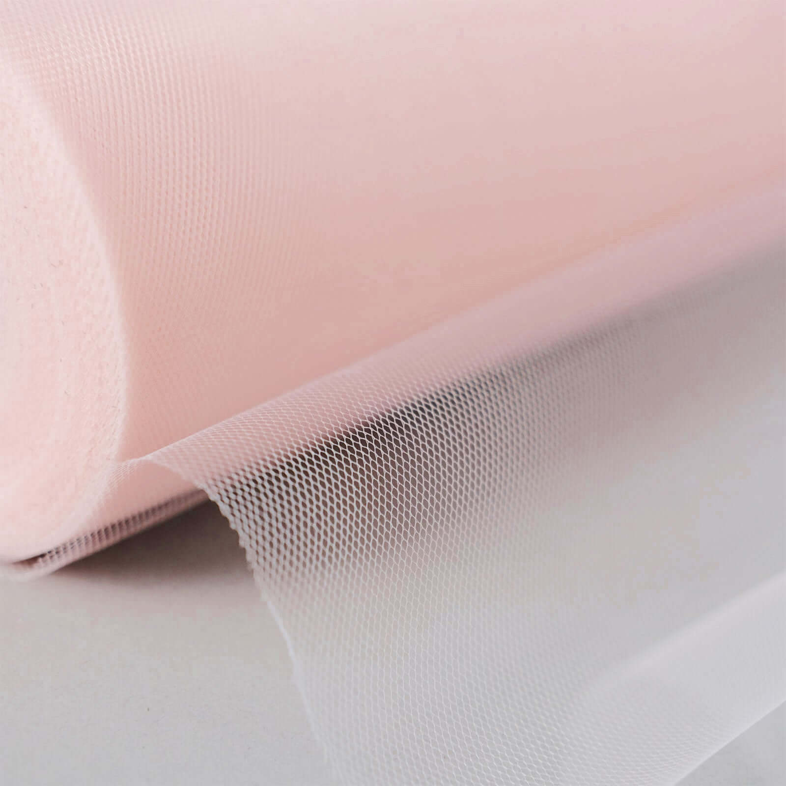 12-Inch Wide, 100-Yard Blush Tulle Fabric Bolt for Craft Projects