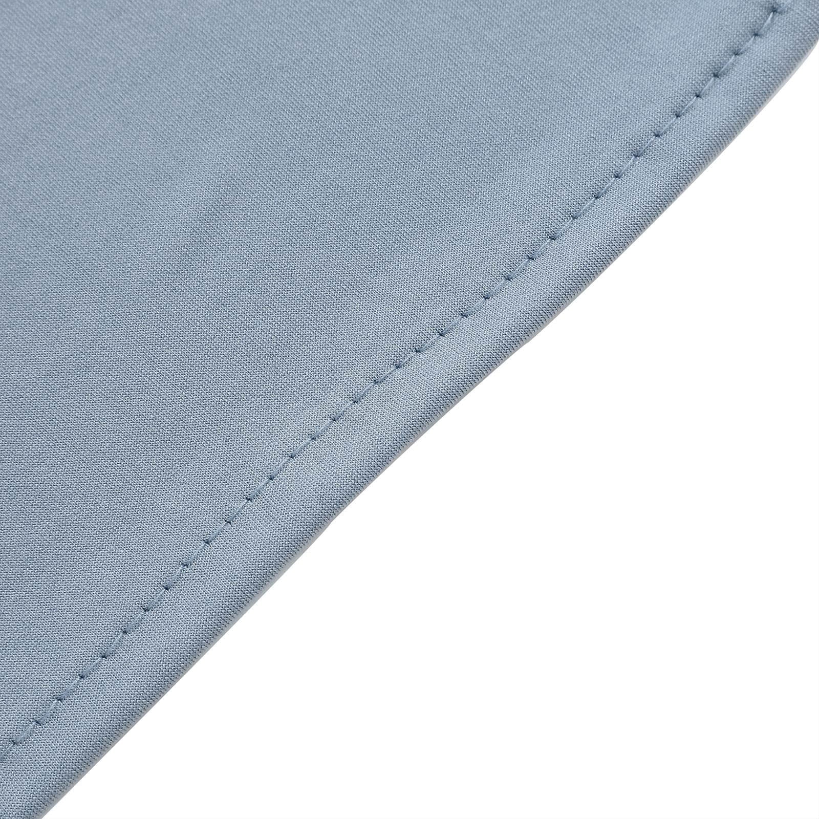 Exclusive! Set of 2 Dusty Blue Spandex Wedding Arch Covers for Round Top & Double Arch Stands - 6ft, 8ft