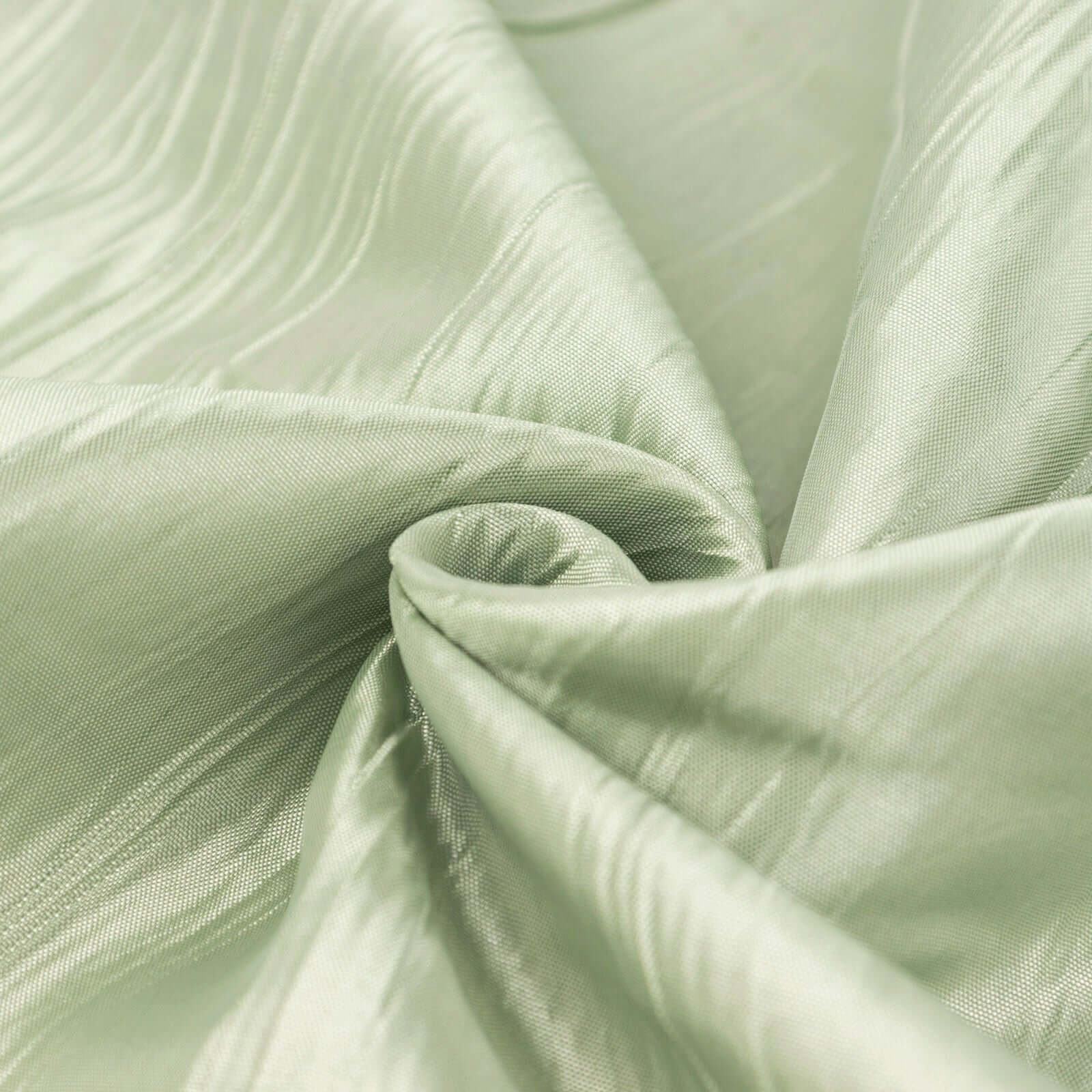 Hot! 54"x10 Yards Sage Green Accordion Crinkle Taffeta Fabric Bolt