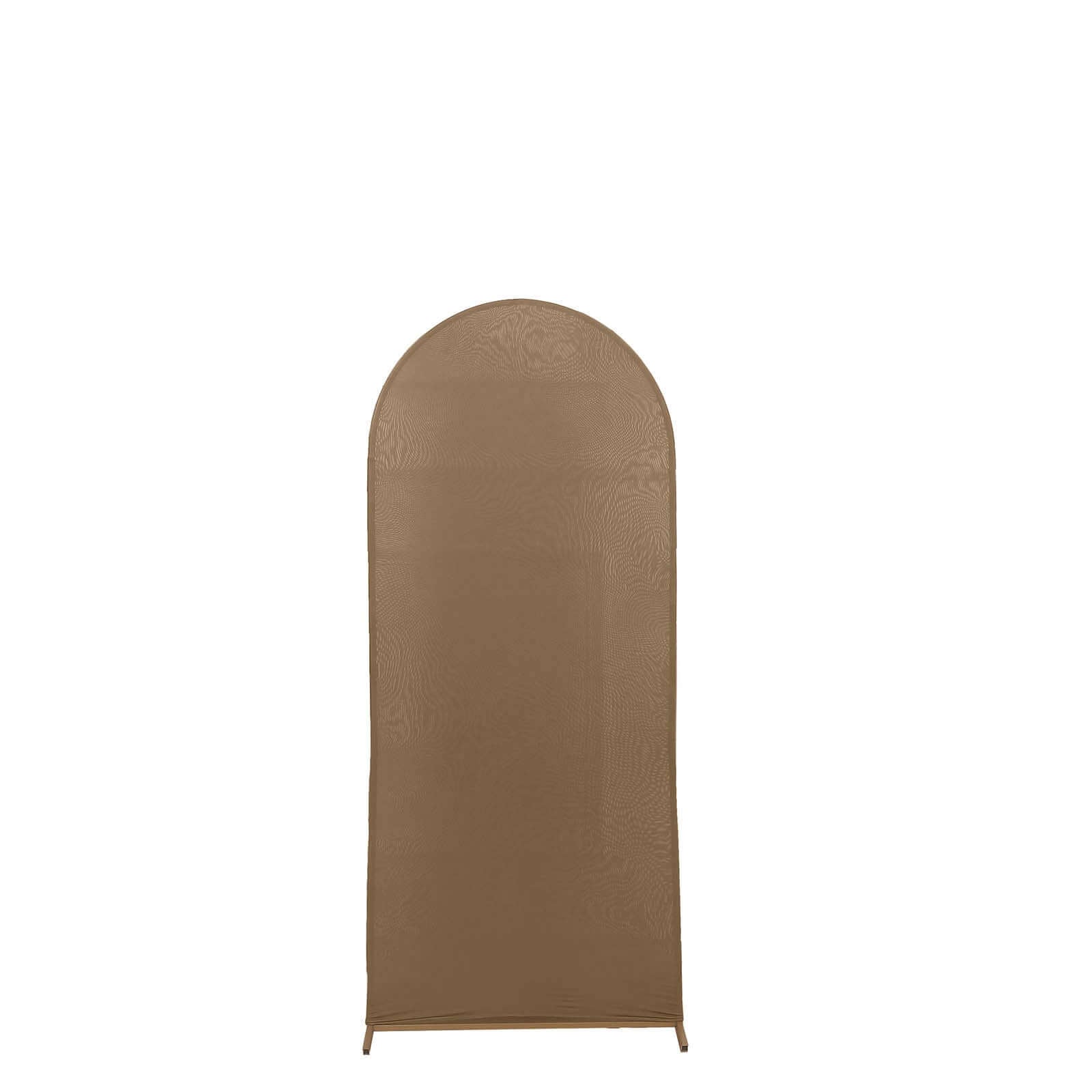 Hot! 5ft Matte Taupe Spandex Cover for Round Top Wedding Arch