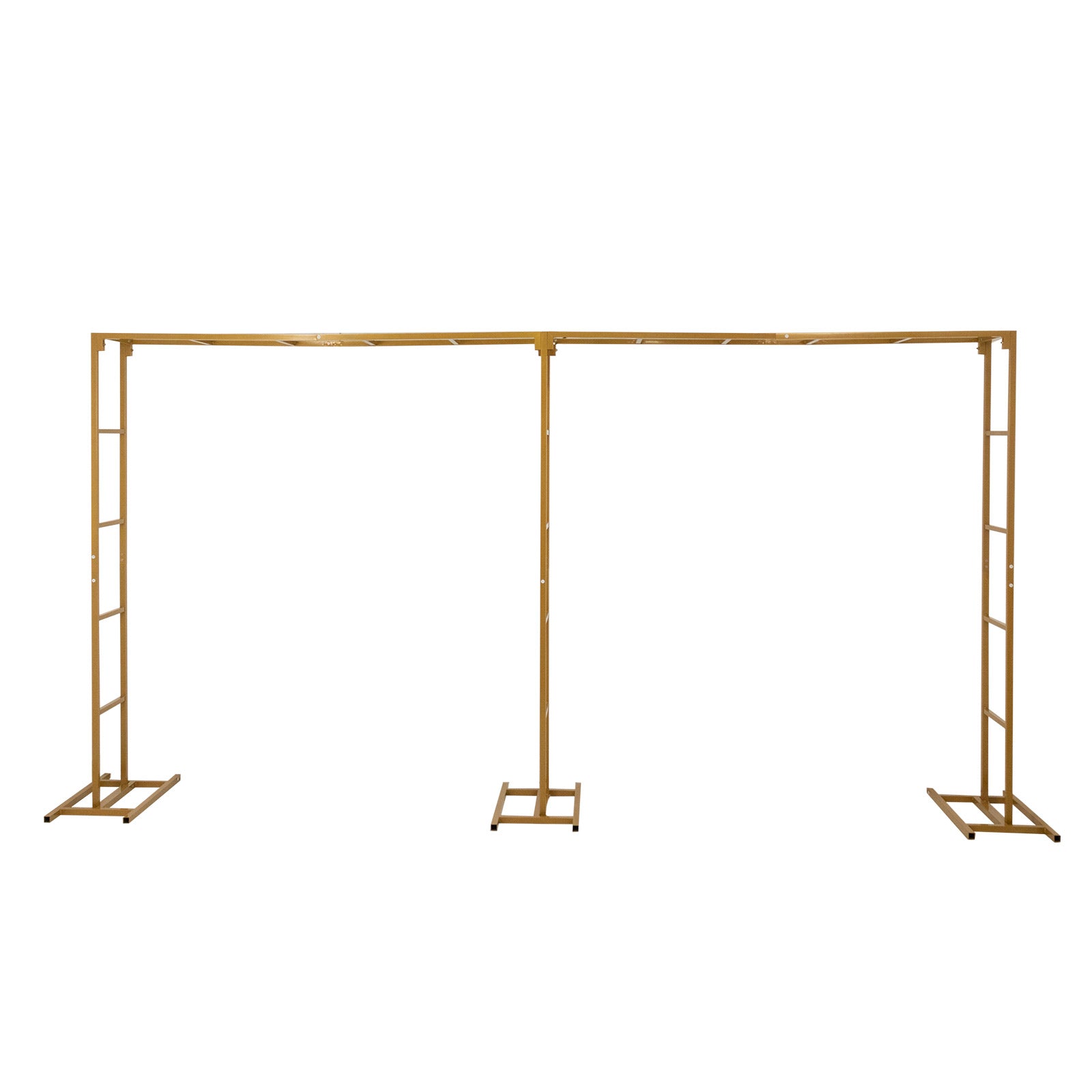 Hot Sale! 6ft x 12ft Freestanding Gold Rectangular Arbor Backdrop Stand for Party Decor