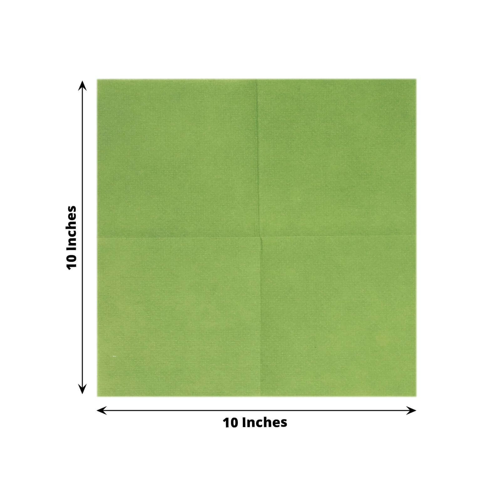 Great Deal! 20-Pack 5x5 Olive Green Airlaid Cocktail Napkins with Linen-Like Feel and High Absorbency