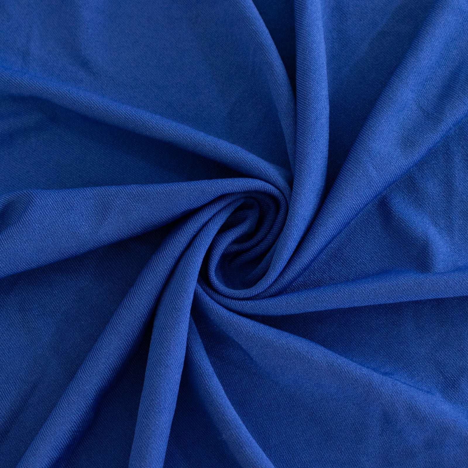 Royal Blue Spandex Stretch Fitted Cocktail Table Cover - Easy to Maintain, Ideal for 33-36