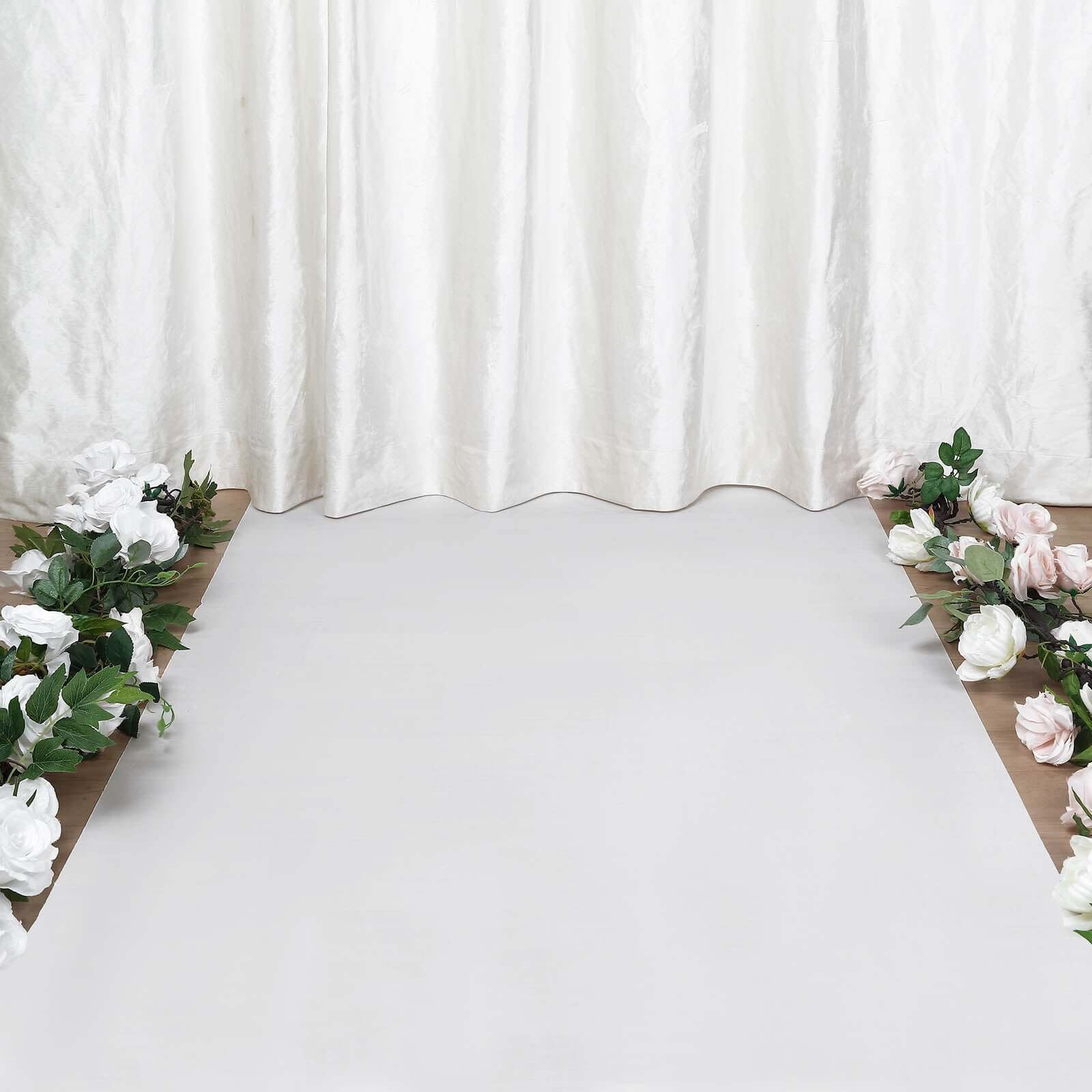 Get This 40x100ft White PVC Aisle Runner for Your Events