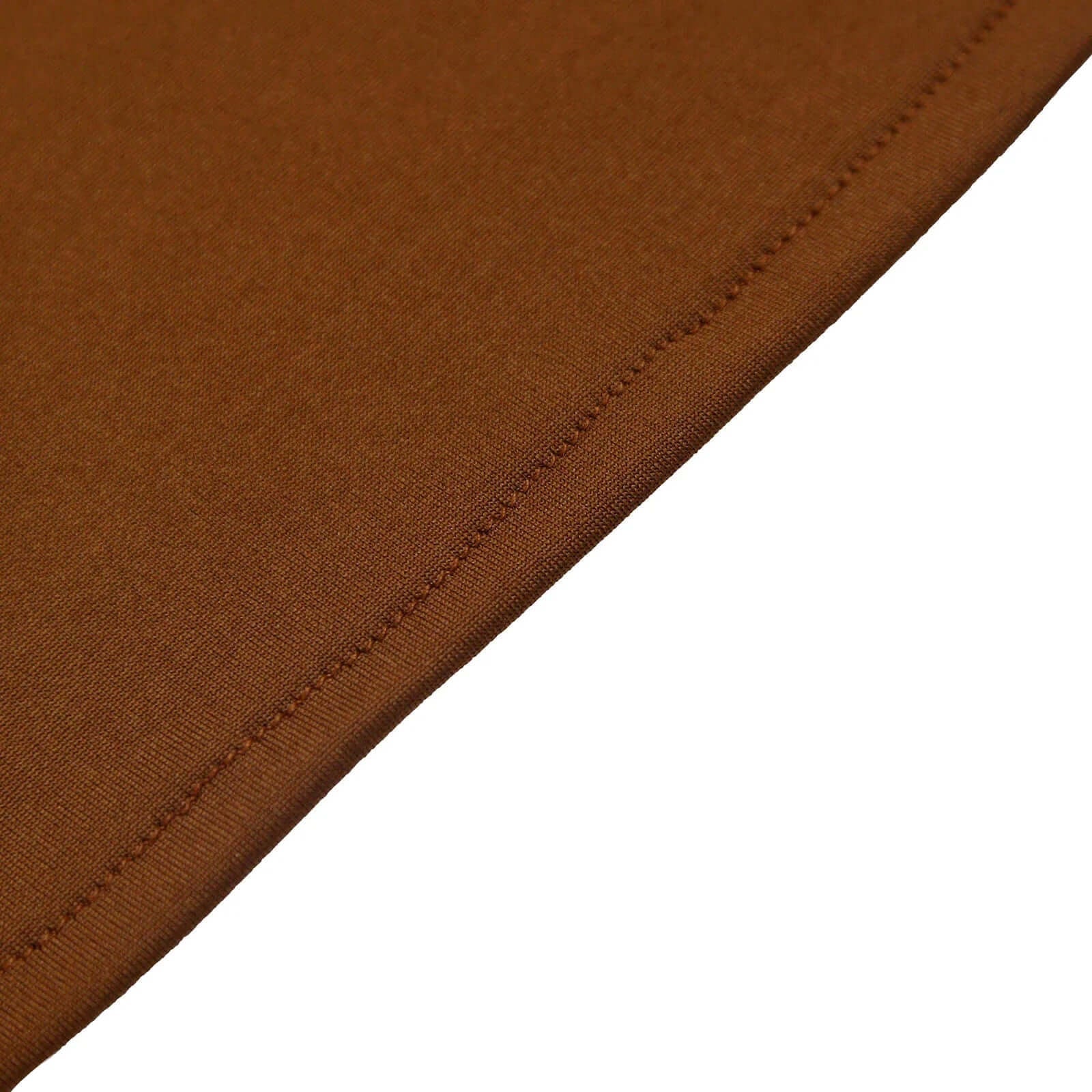 Exclusive Set of 2 Brown Spandex Fitted Covers for 6ft and 8ft Round Top & Double Arch Wedding Backdrop Stands
