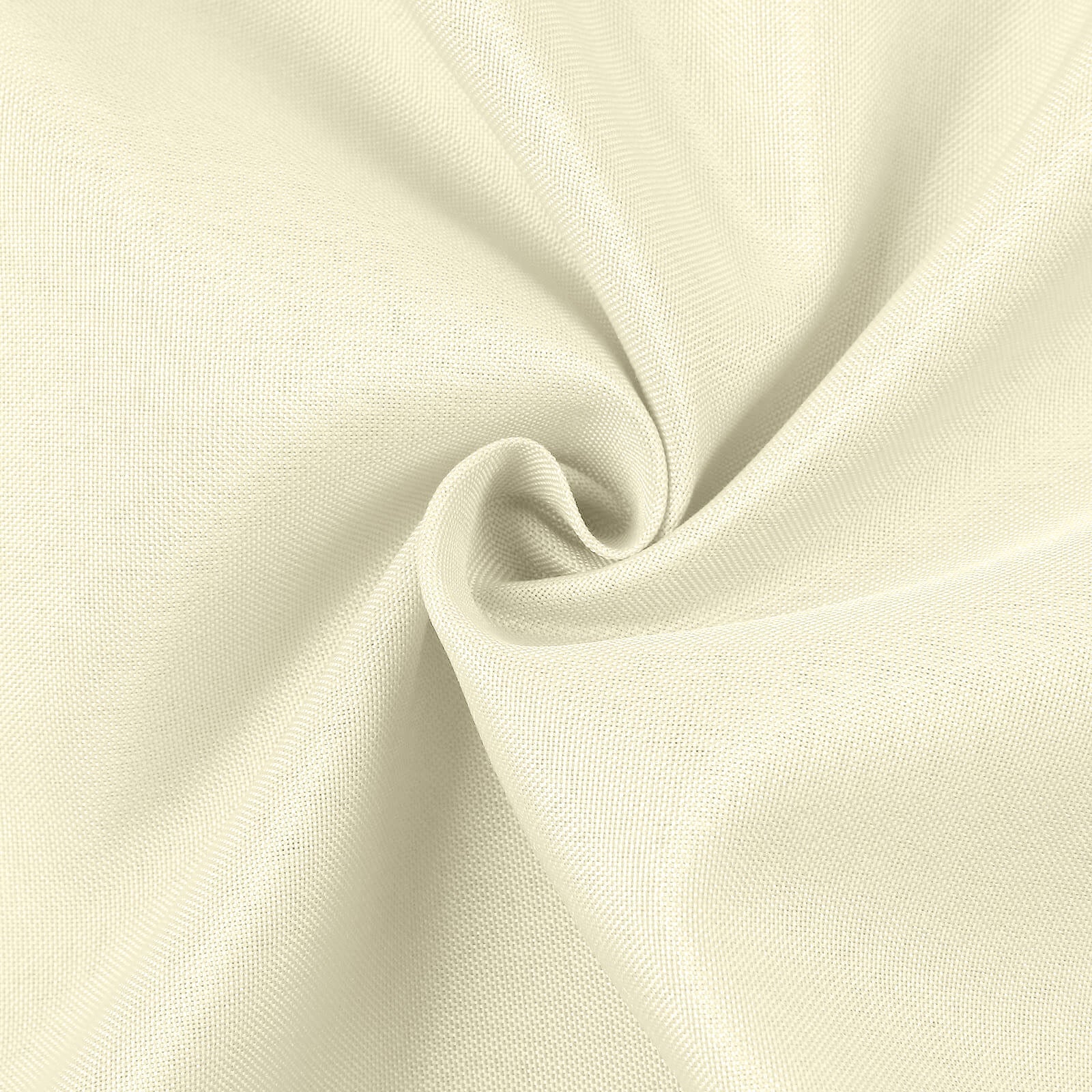 Ivory Fire Retardant 54x10 Yards Polyester Fabric Bolt - Ideal for DIY Crafts & Event Decor